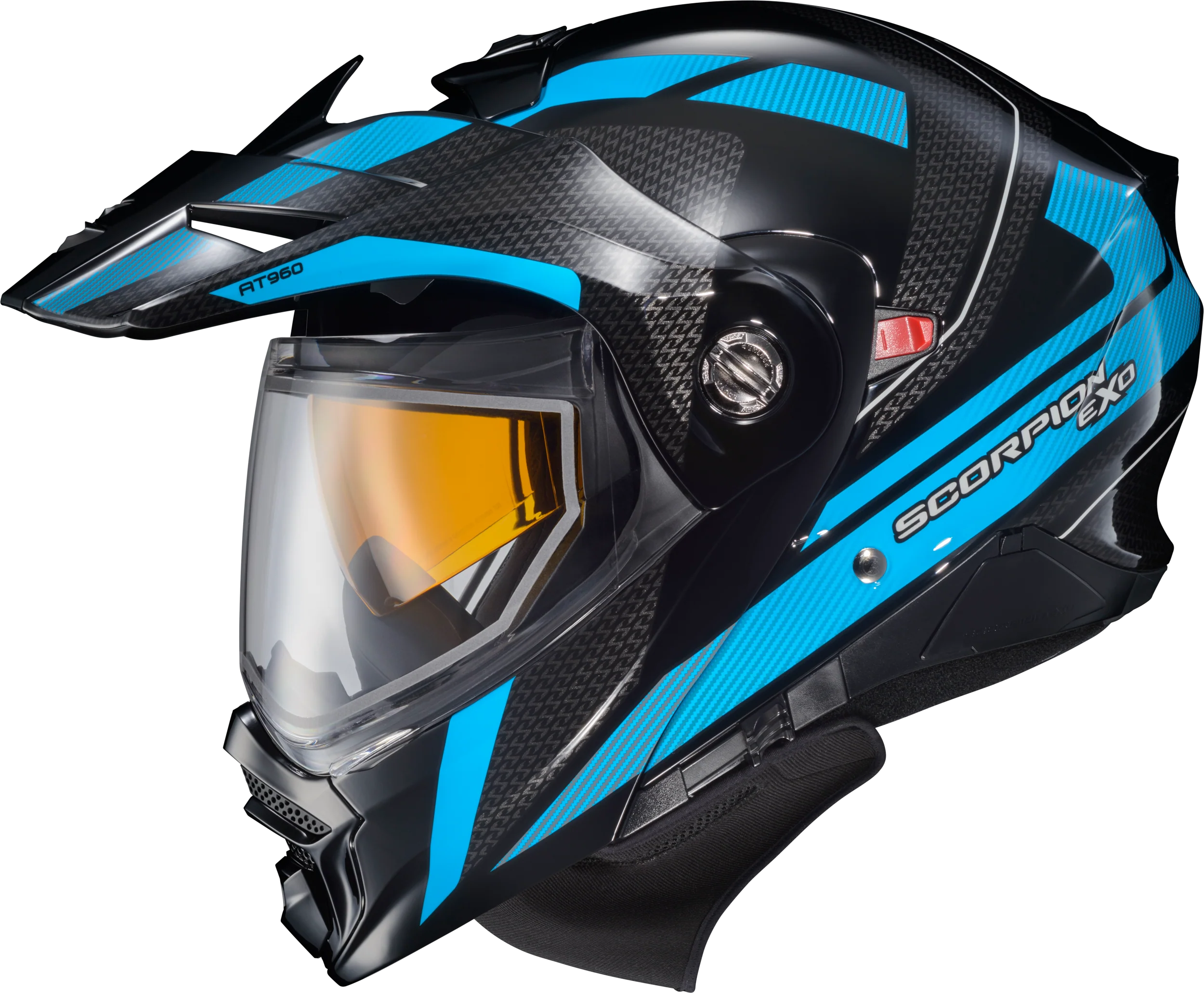 Exo At960 Cold Weather Helmet Hicks Light Blue Md (Electric) - Image 2