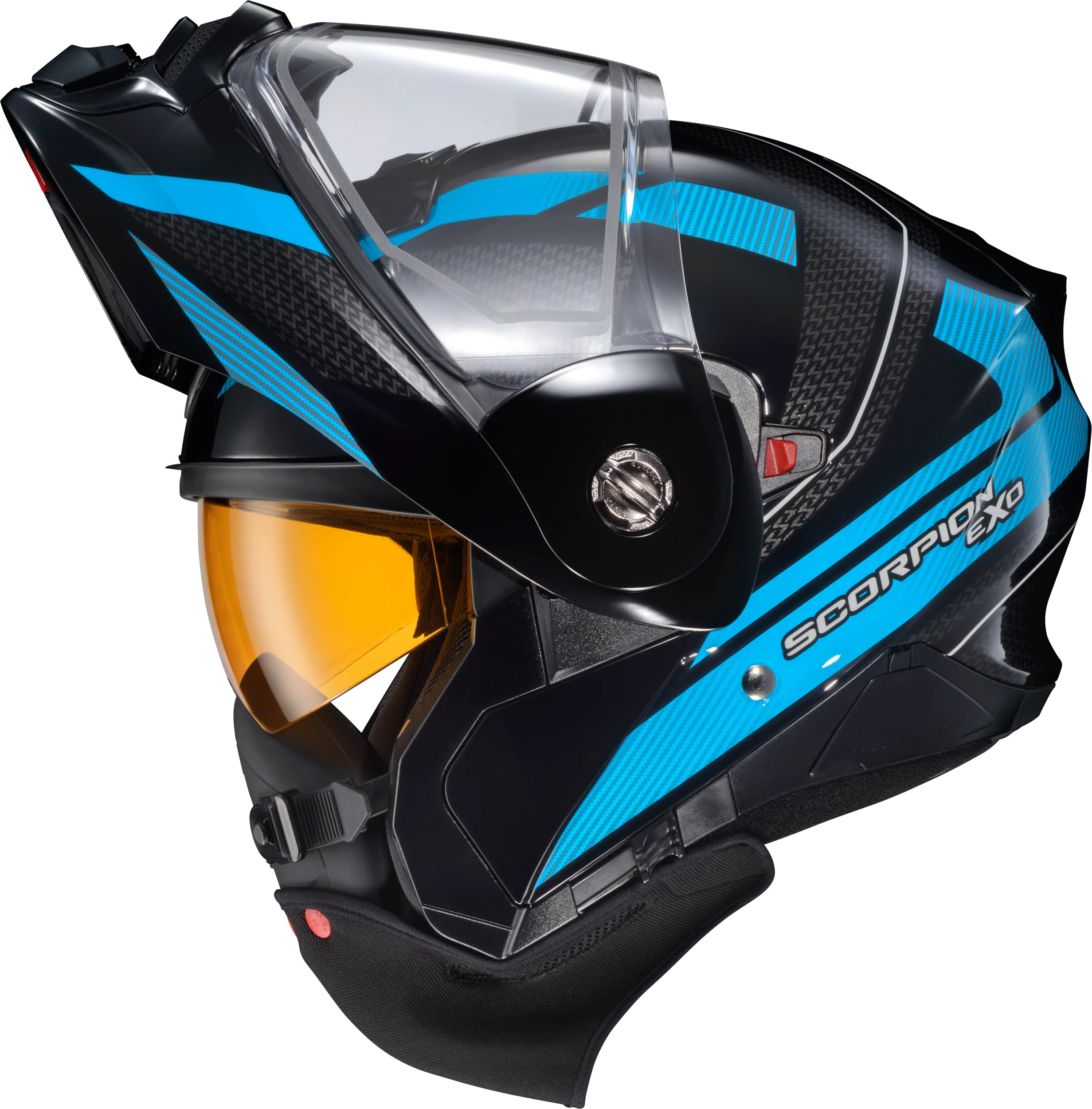 Exo At960 Cold Weather Helmet Hicks Light Blue Xl (Electric) - Image 3