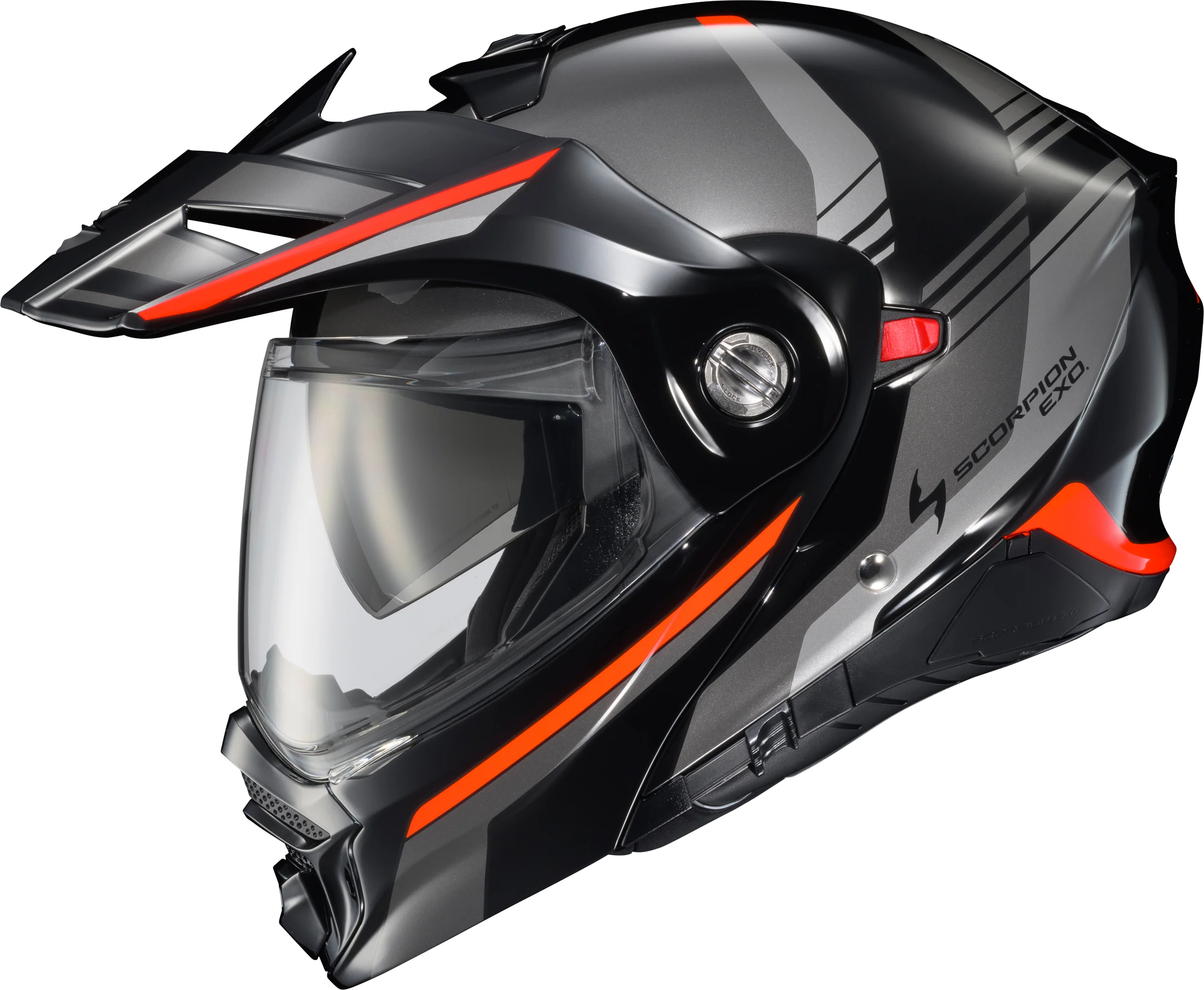 Exo At960 Modular Helmet Monk Black/Red Md - Image 2