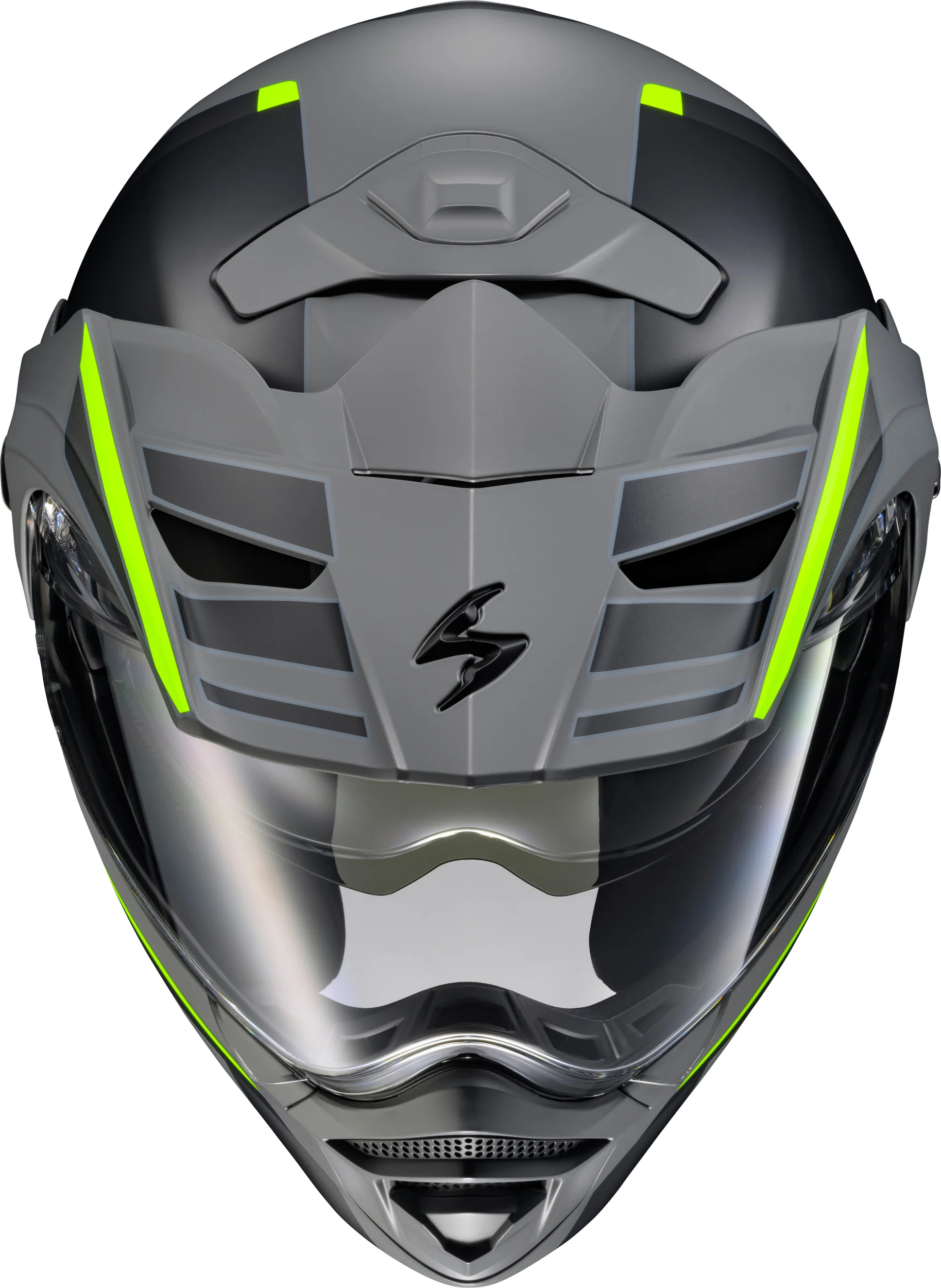 Exo At960 Modular Helmet Monk Grey/Hi Viz 2x - Image 5