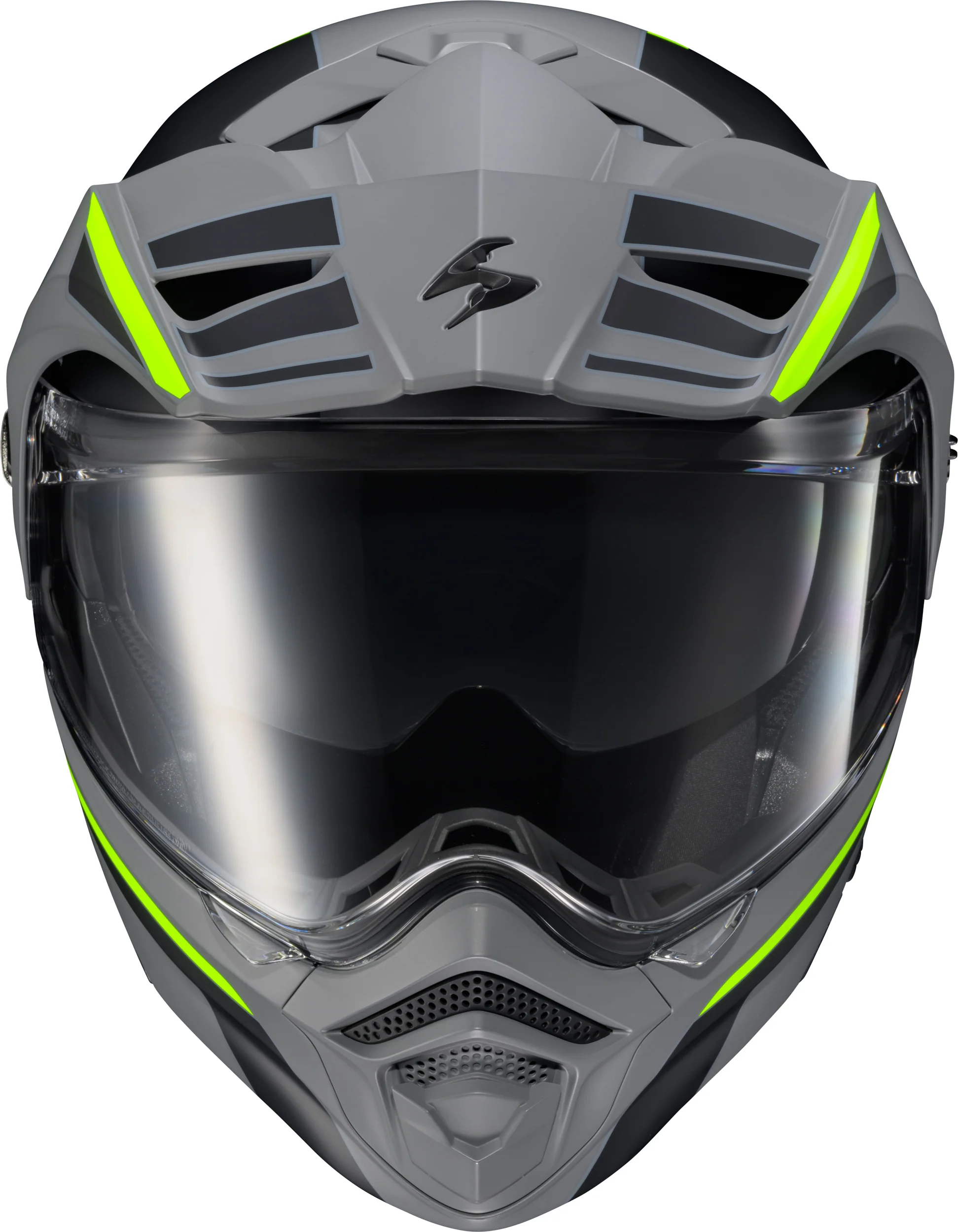 Exo At960 Modular Helmet Monk Grey/Hi Viz Lg - Image 4