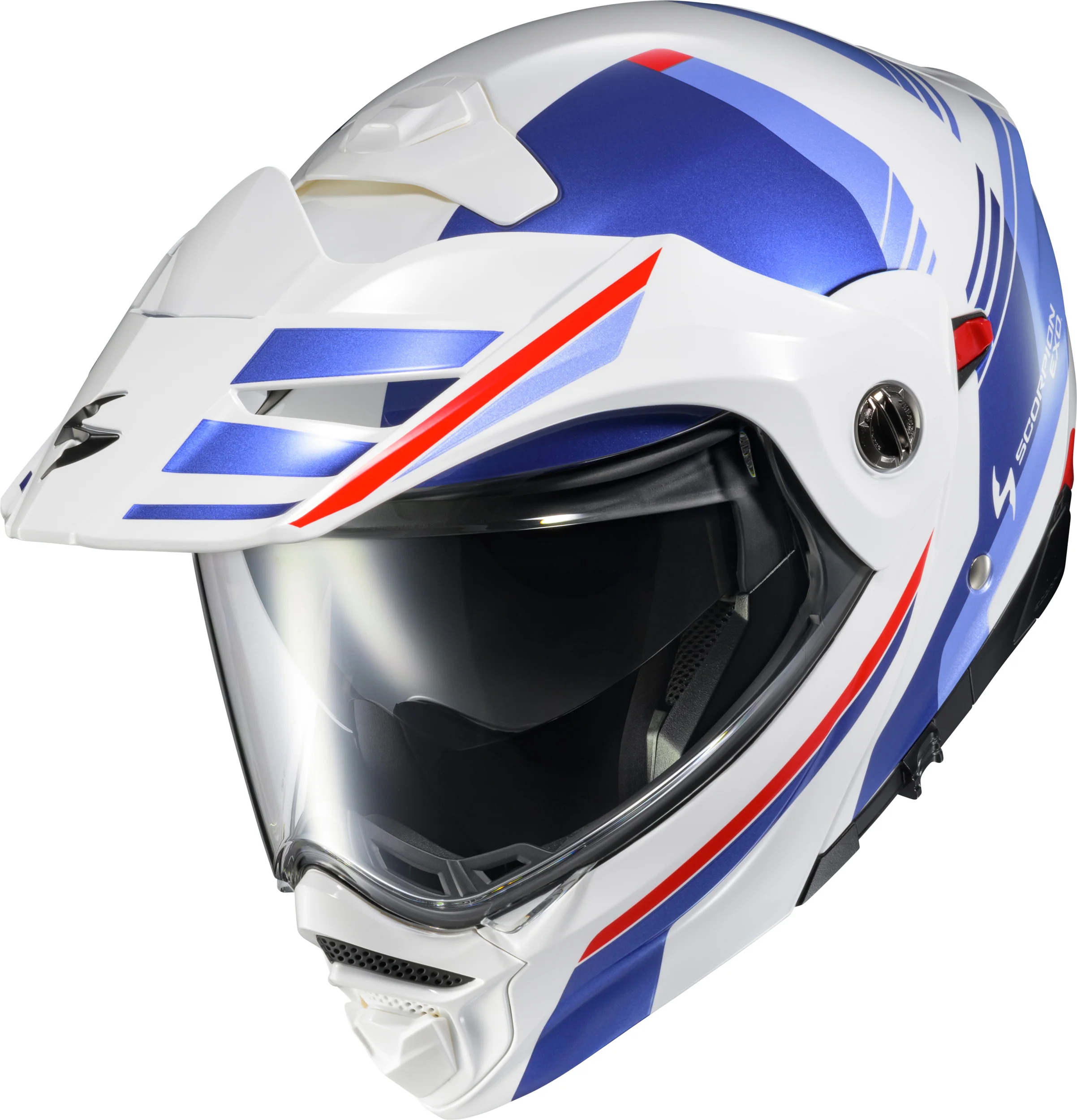 Exo At960 Modular Helmet Monk White/Blue 2x