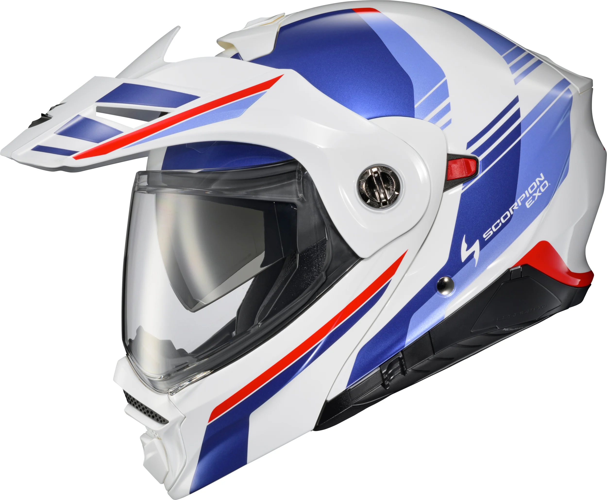 Exo At960 Modular Helmet Monk White/Blue 2x - Image 2