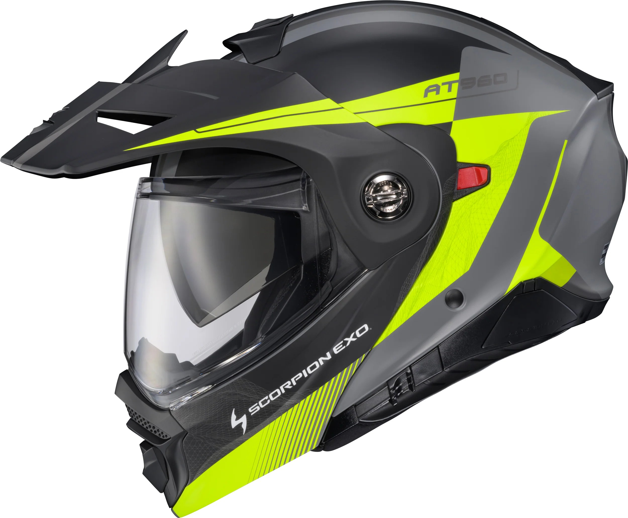 Exo At960 Modular Helmet Topographic 2 Hi Vis/Grey Xl - Image 2