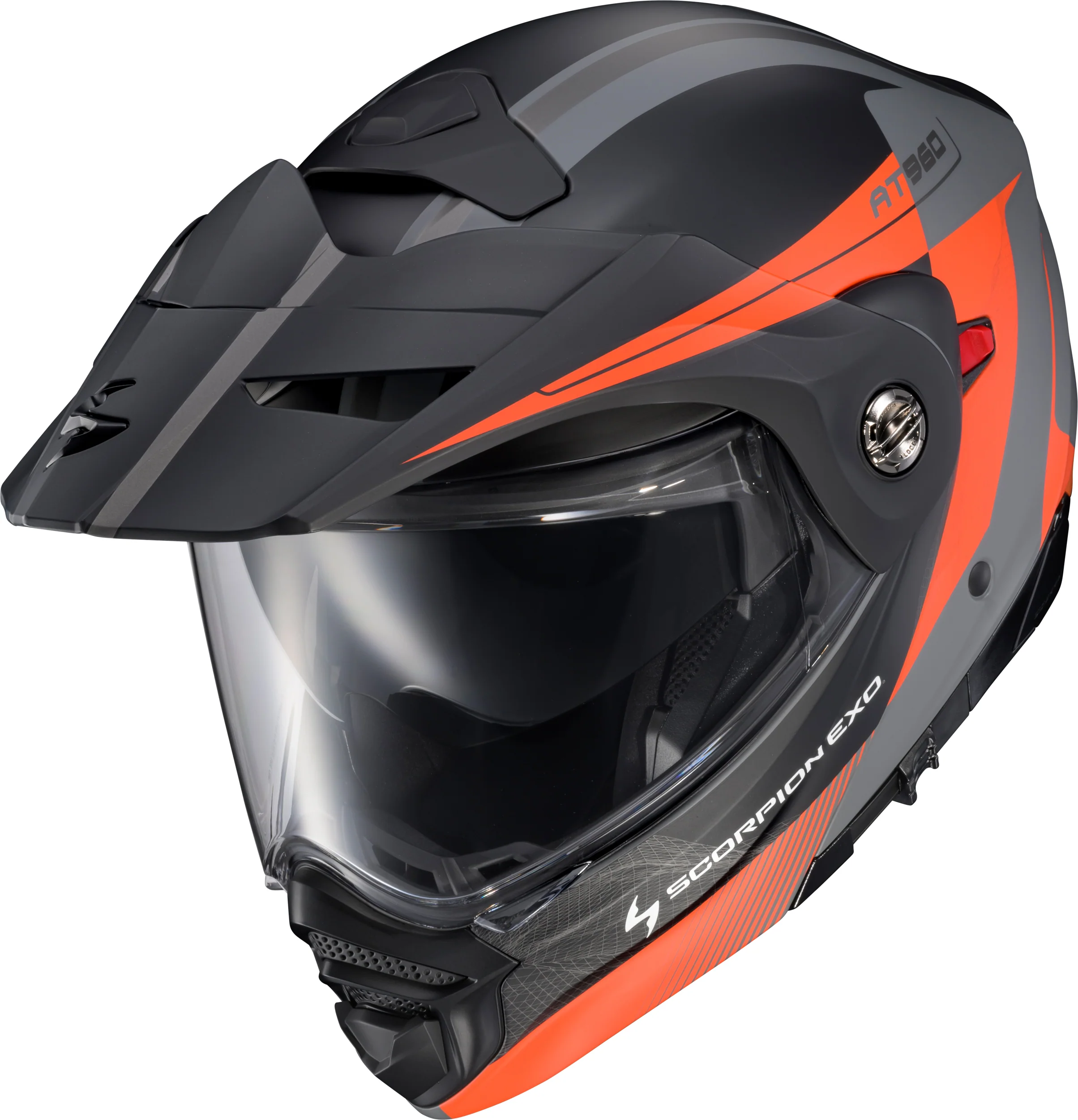 Exo At960 Modular Helmet Topographic 2 Or/Grey Lg