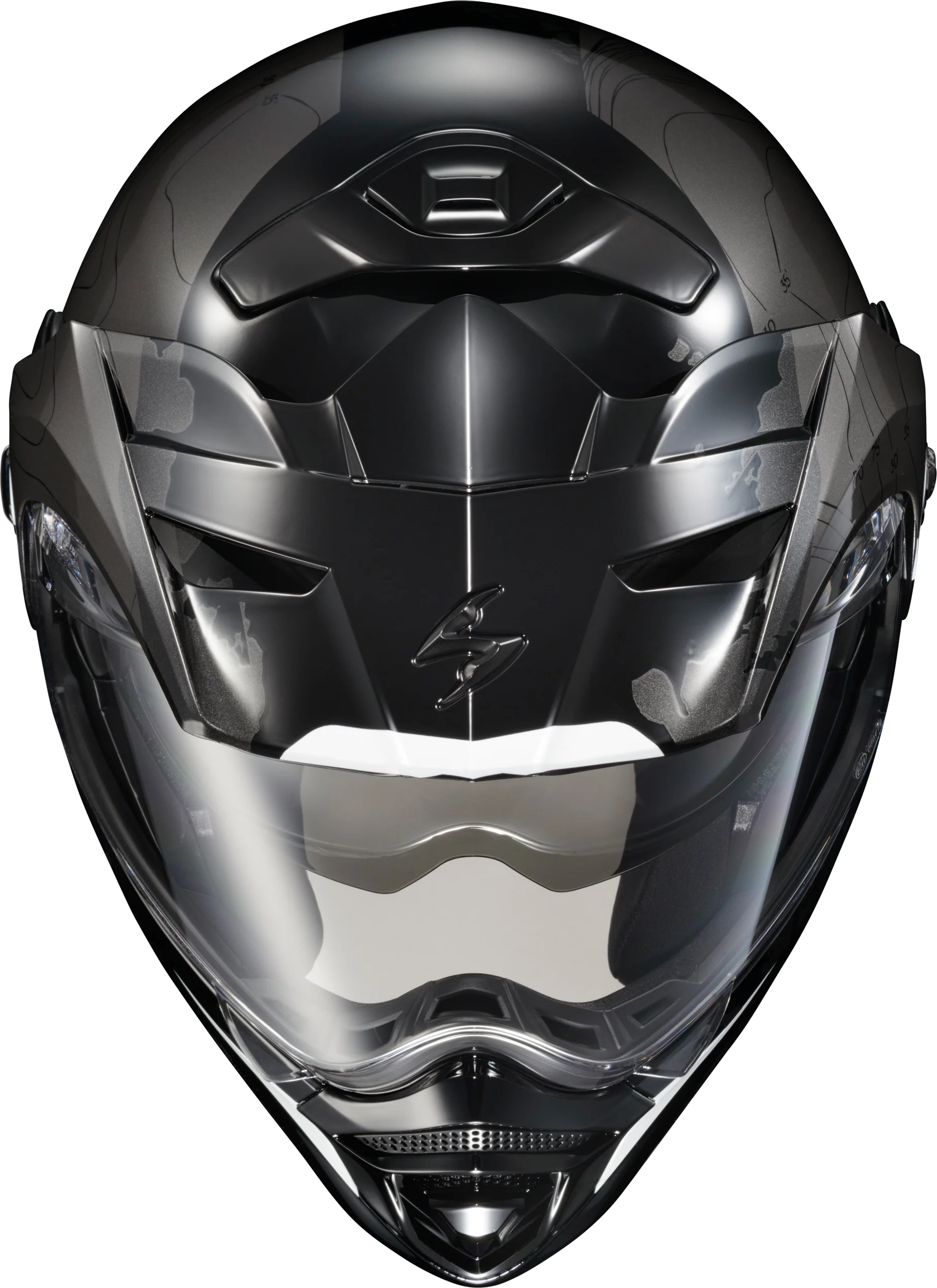 Scorpion - Exo At960 Modular Helmet Topographic Black/White Lg - Image 6