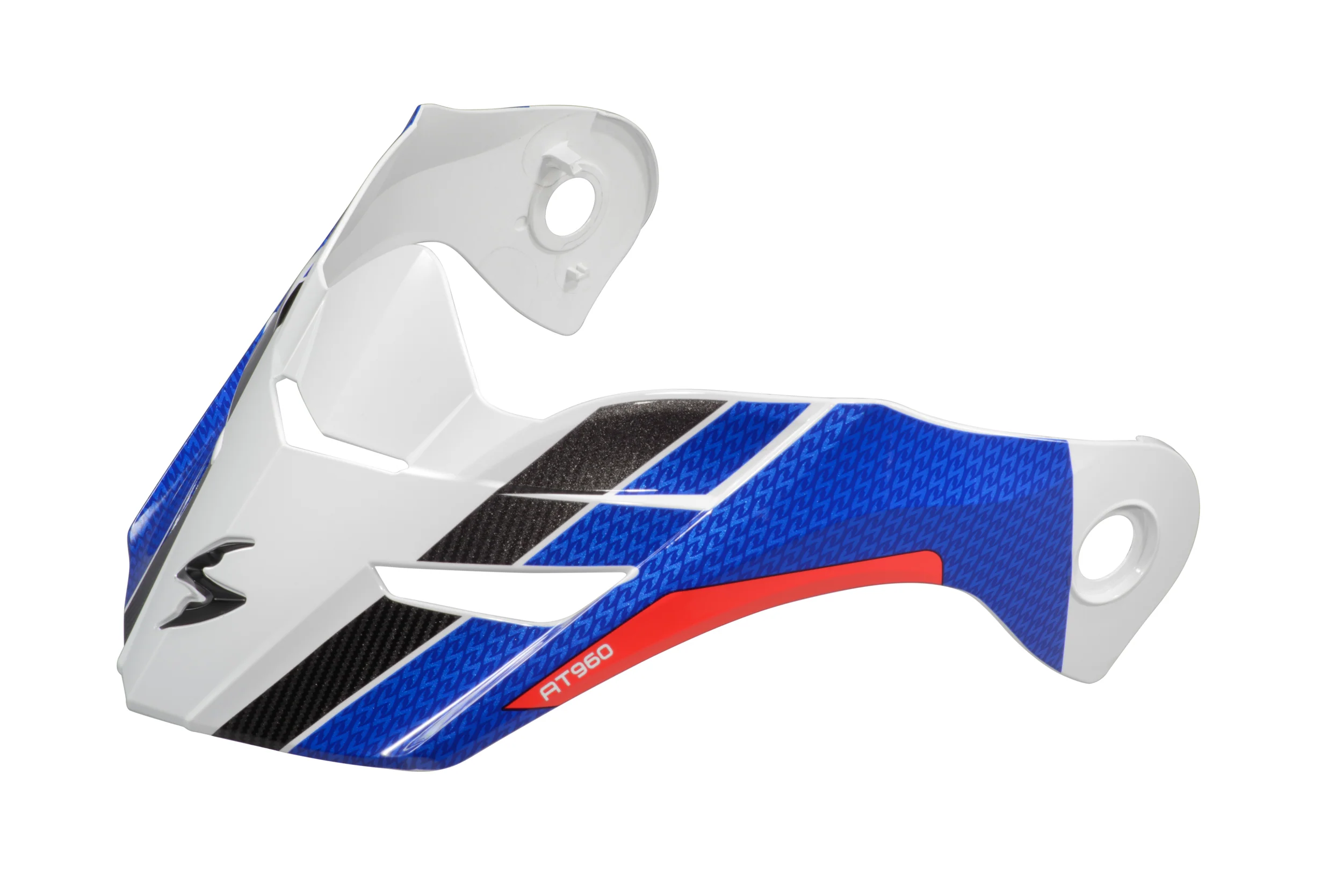 Scorpion - Exo At960 Peak Visor Hicks White/Blue