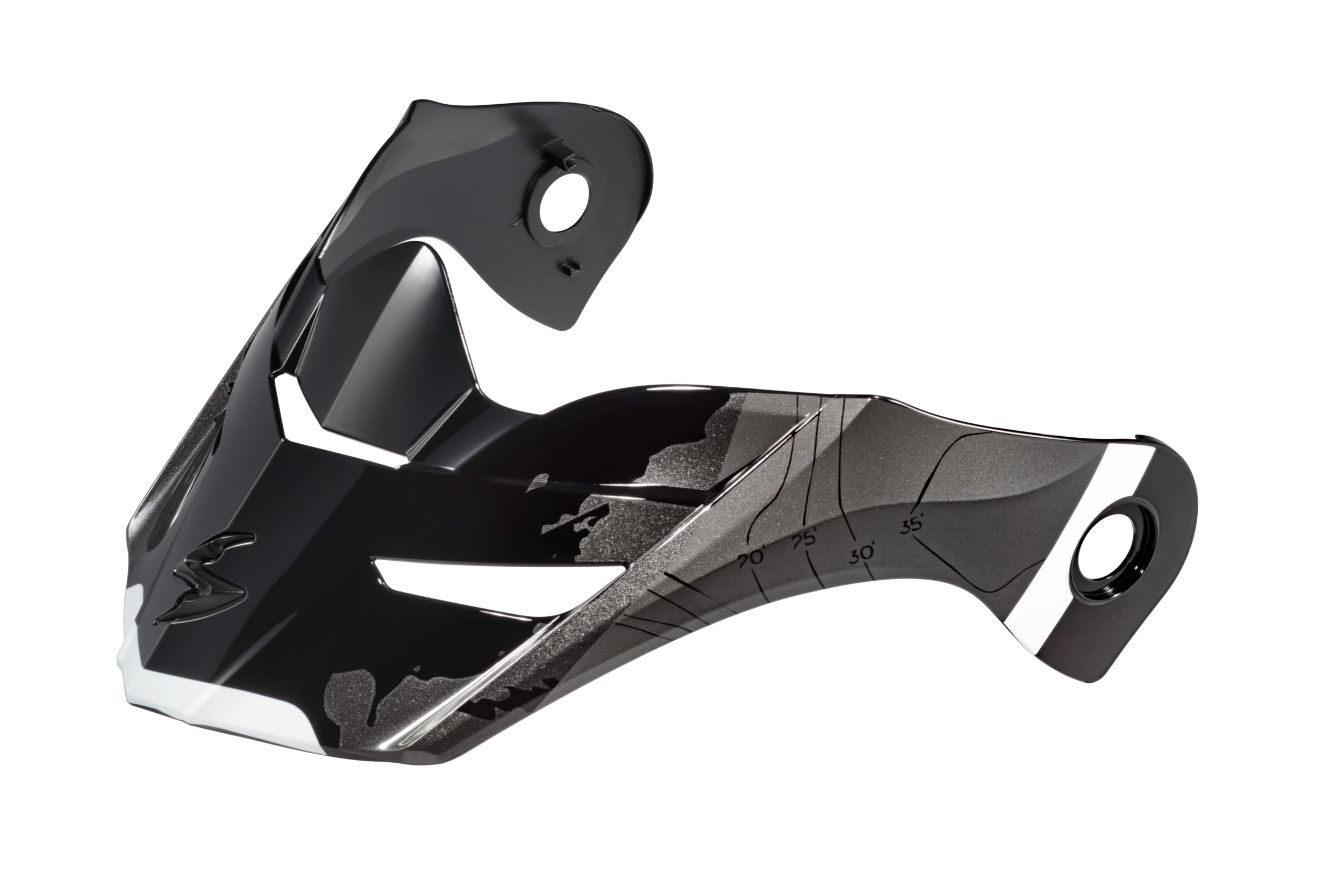 Scorpion - Exo At960 Peak Visor Topographic Black/White