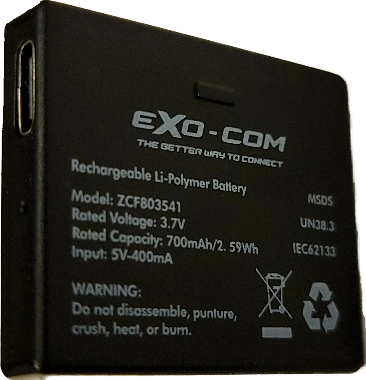 Exo Com Replacement Spare Battery