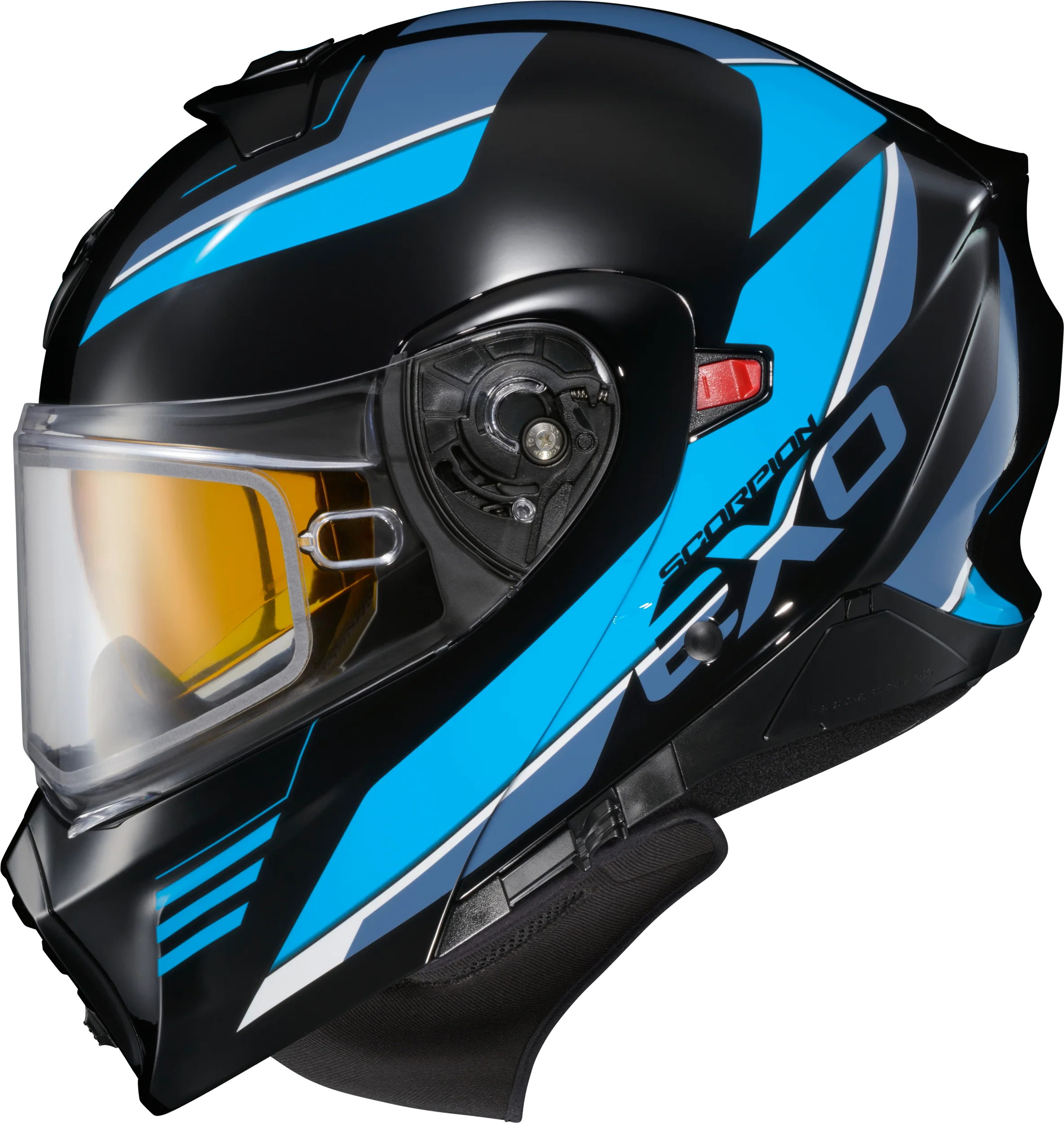 Scorpion - Exo Gt930 Cold Weather Helmet Modulus Blk/Blu Xl (Electric)