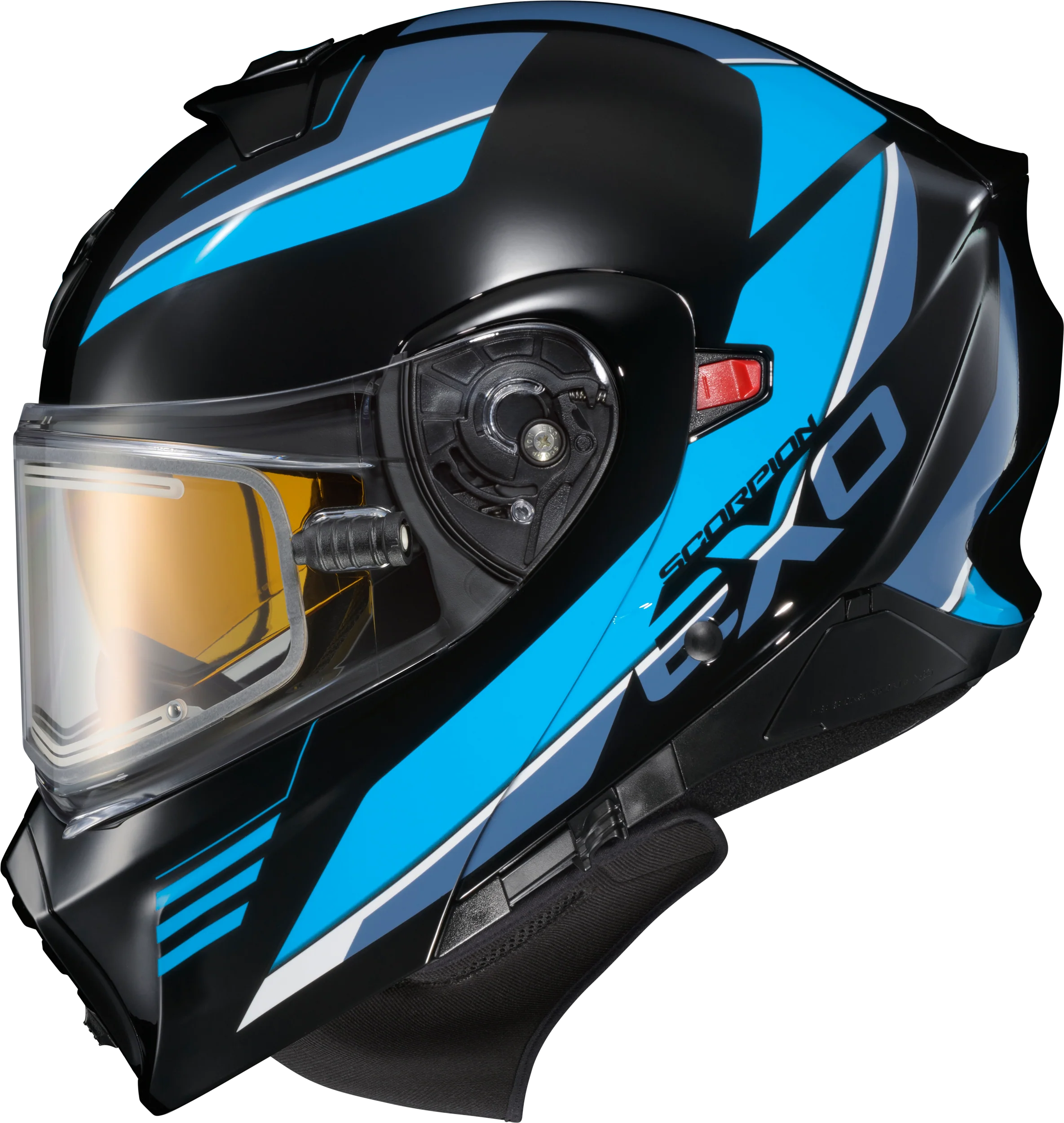 Scorpion - Exo Gt930 Cold Weather Helmet Modulus Blk/Blu Xl (Electric) - Image 3