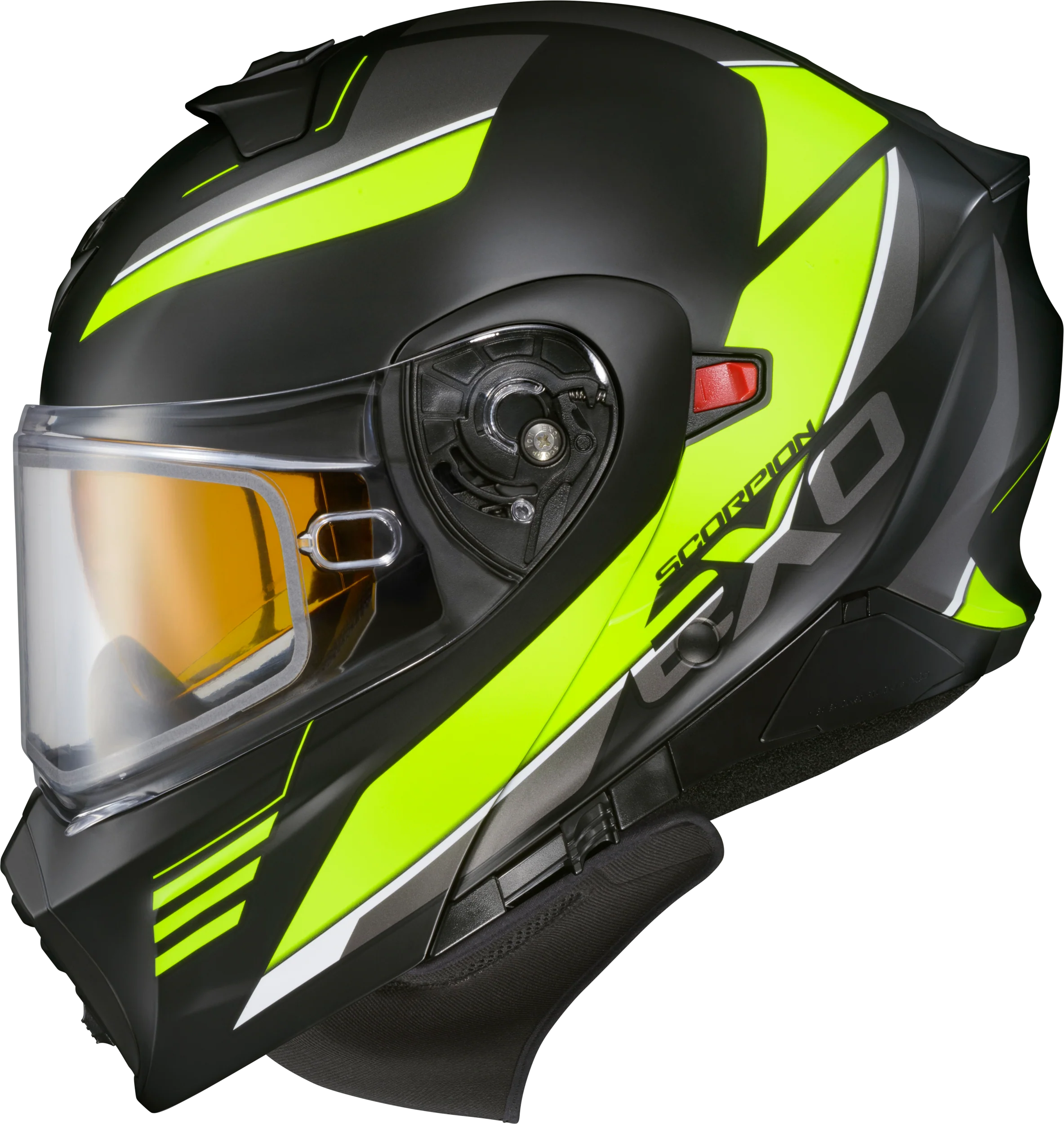 Scorpion - Exo Gt930 Cold Weather Helmet Modulus Hi Vis 2x (Electric)