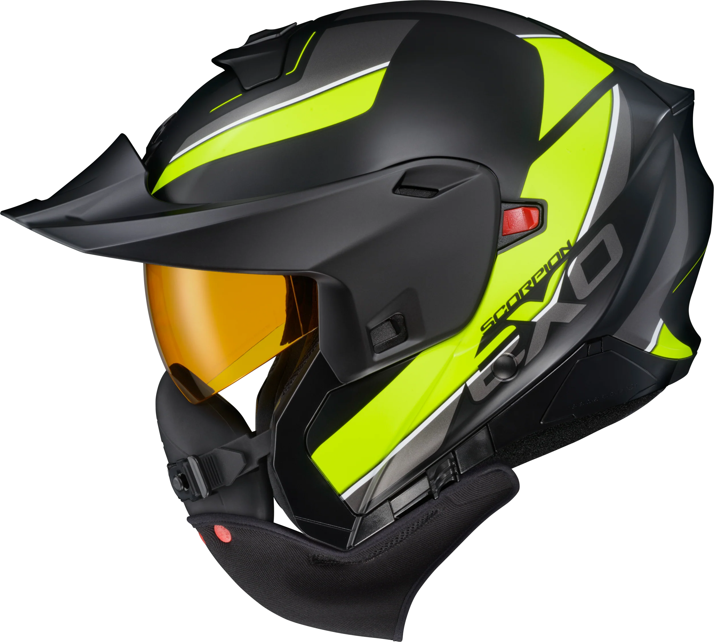 Scorpion - Exo Gt930 Cold Weather Helmet Modulus Hi Vis 2x (Electric) - Image 5