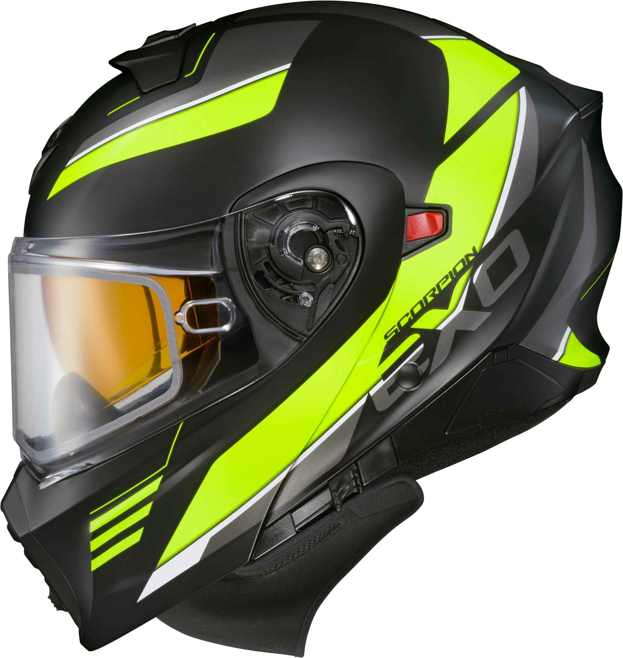 Scorpion - Exo Gt930 Cold Weather Helmet Modulus Hi Vis Md (Dual Pane)