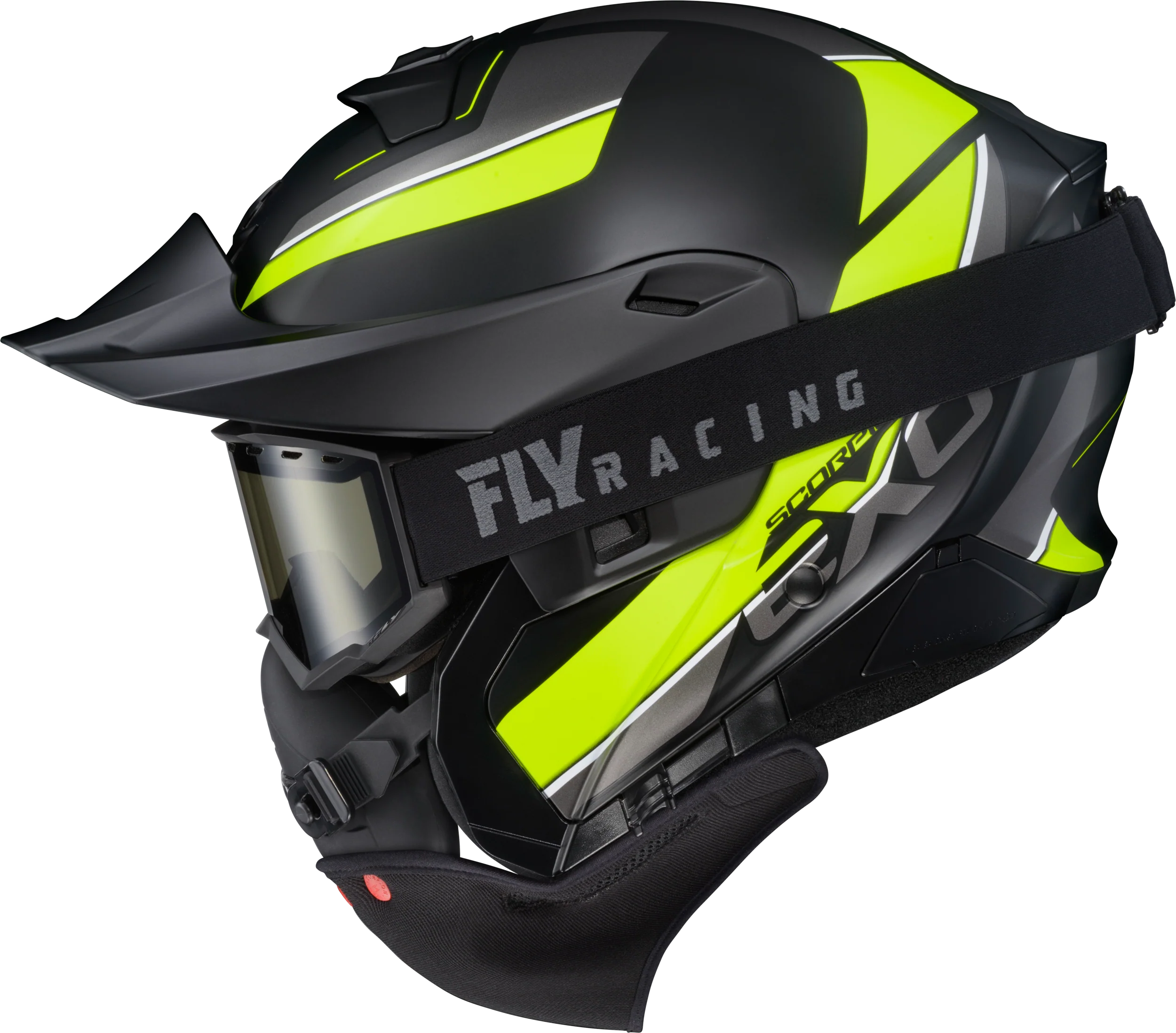 Scorpion - Exo Gt930 Cold Weather Helmet Modulus Hi Vis Md (Electric) - Image 2