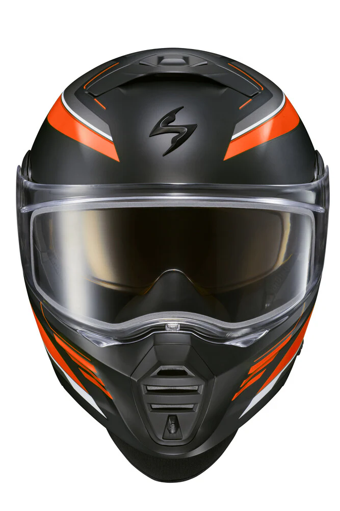 Scorpion - Exo Gt930 Cold Weather Helmet Modulus Orange 2x (Dual Pane) - Image 5
