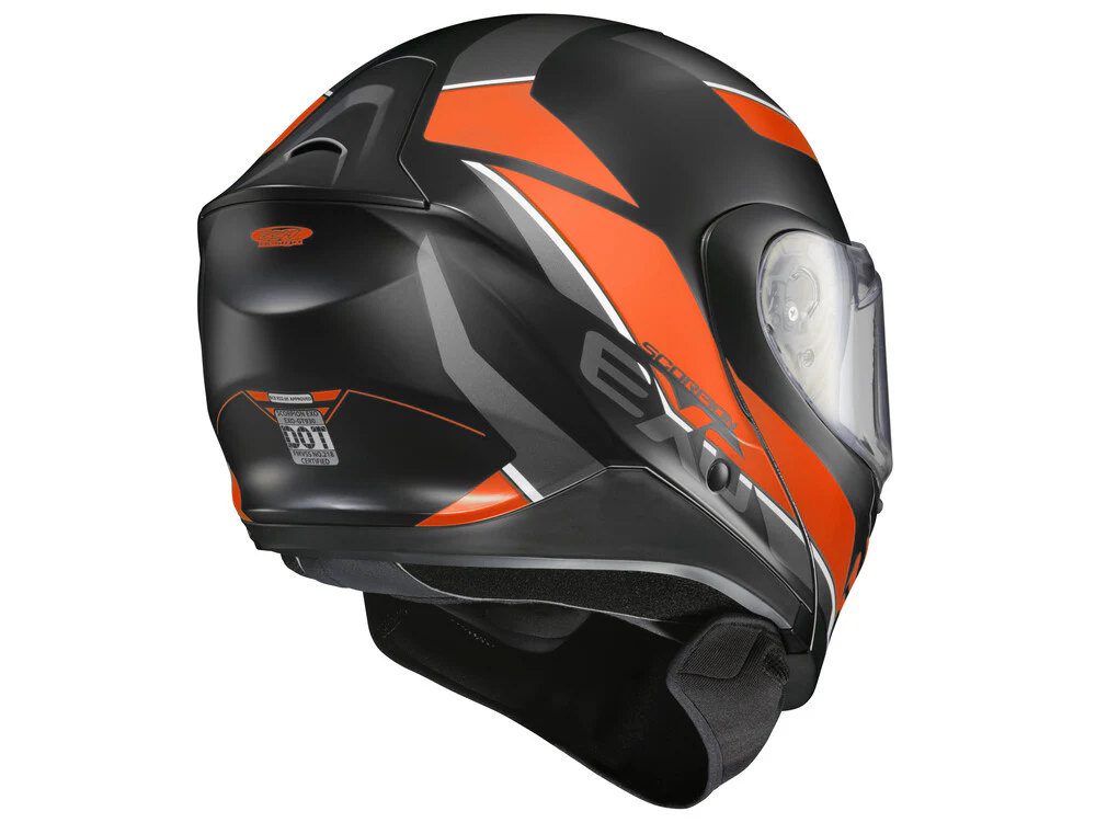 Scorpion - Exo Gt930 Cold Weather Helmet Modulus Orange Lg (Dual Pane) - Image 4
