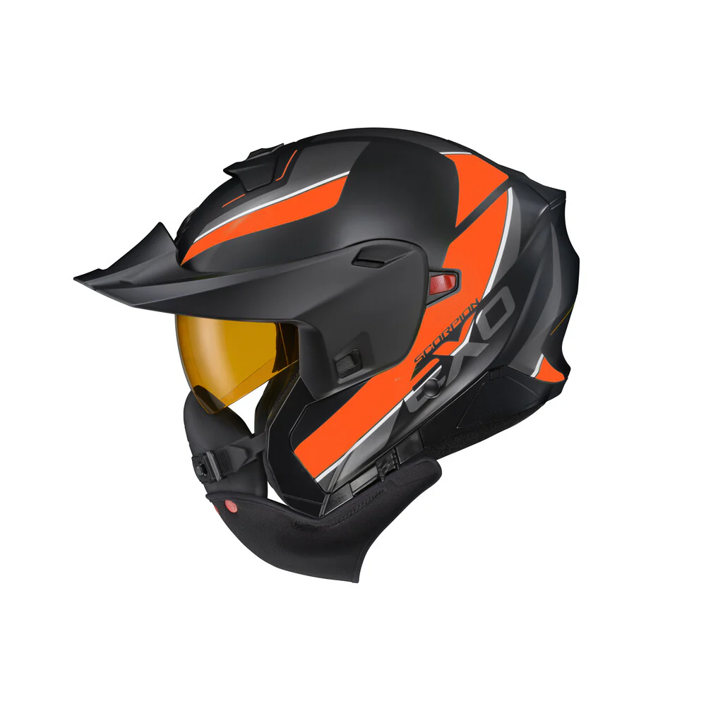 Scorpion - Exo Gt930 Cold Weather Helmet Modulus Orange Sm (Dual Pane) - Image 2