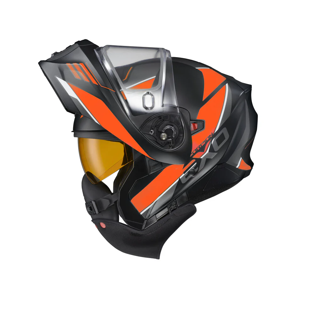 Scorpion - Exo Gt930 Cold Weather Helmet Modulus Orange Sm (Dual Pane) - Image 3