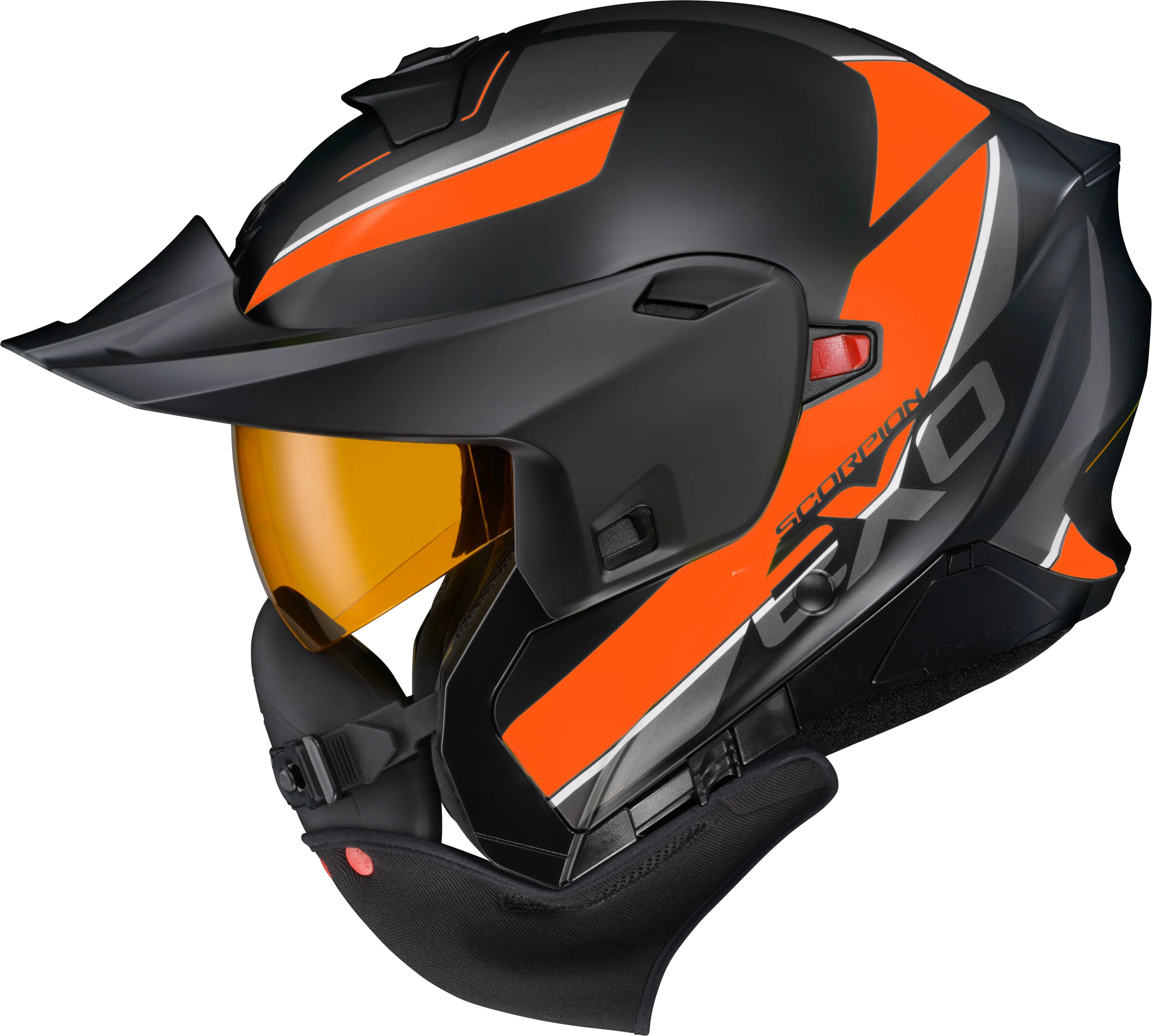 Scorpion - Exo Gt930 Cold Weather Helmet Modulus Orange Xl (Electric) - Image 3