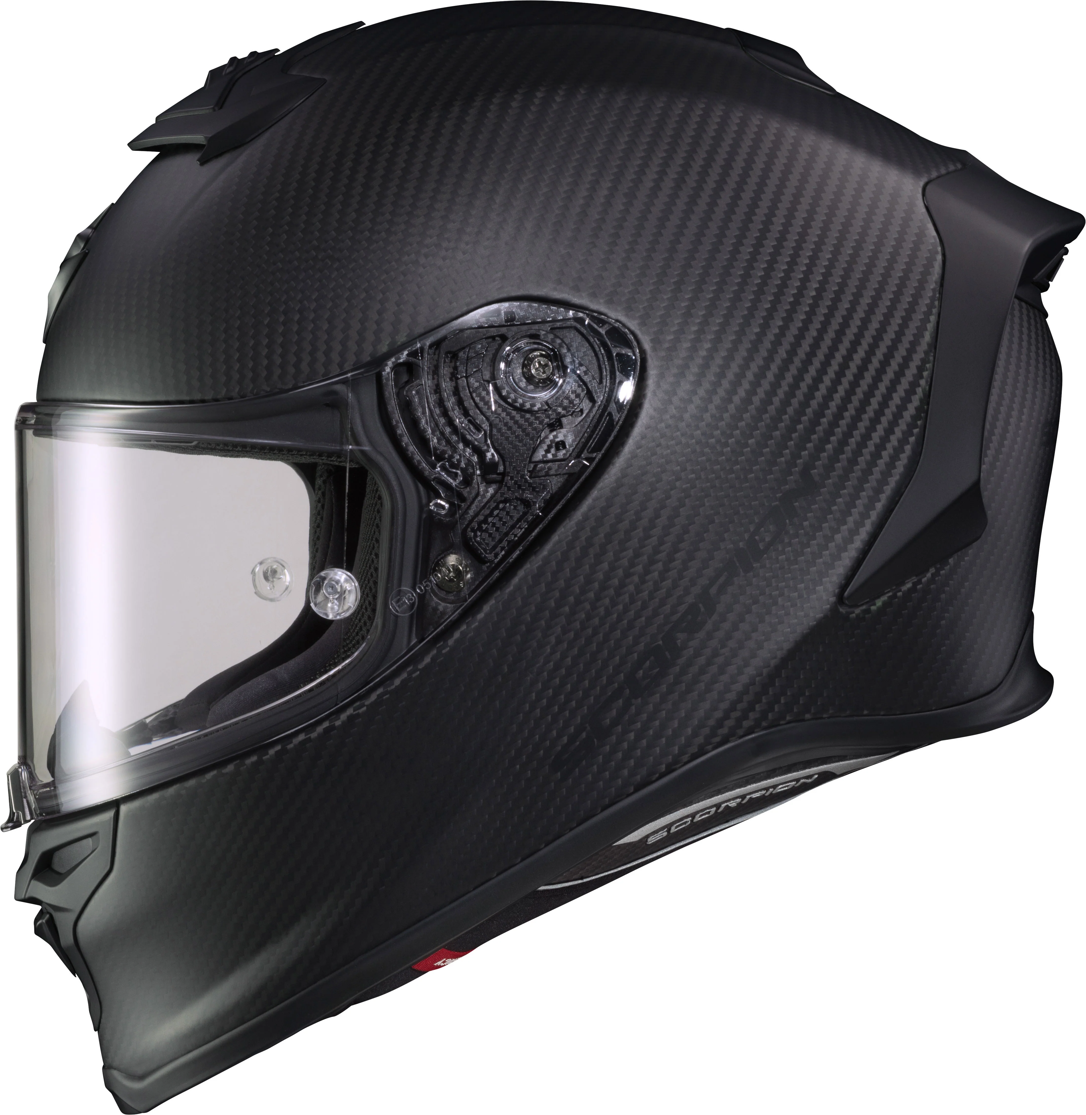 Scorpion - Exo R1 Air Full Face Helmet Carbon Gloss Black Sm - Image 2