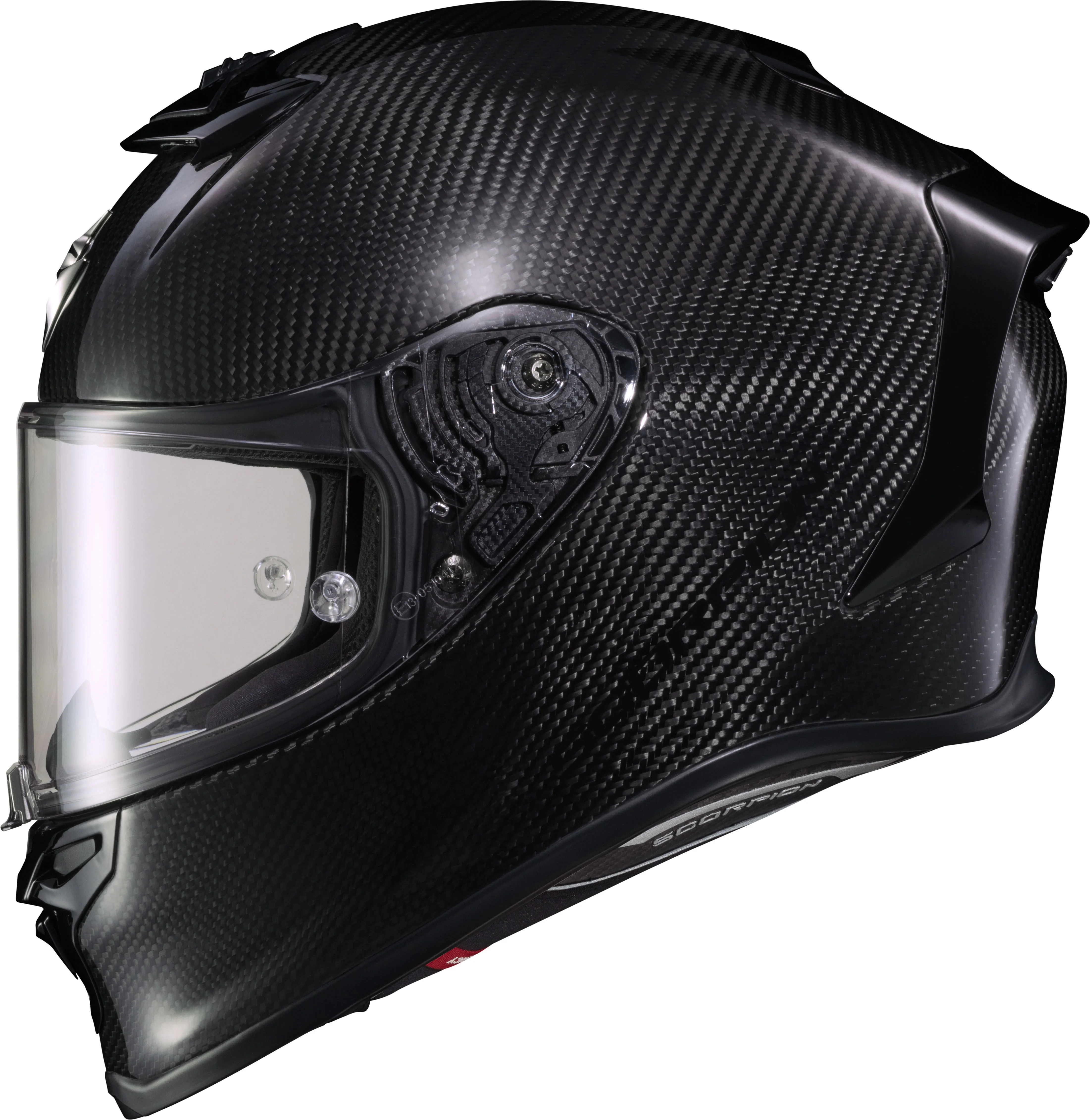 Scorpion - Exo R1 Air Full Face Helmet Carbon Gloss Black Xs