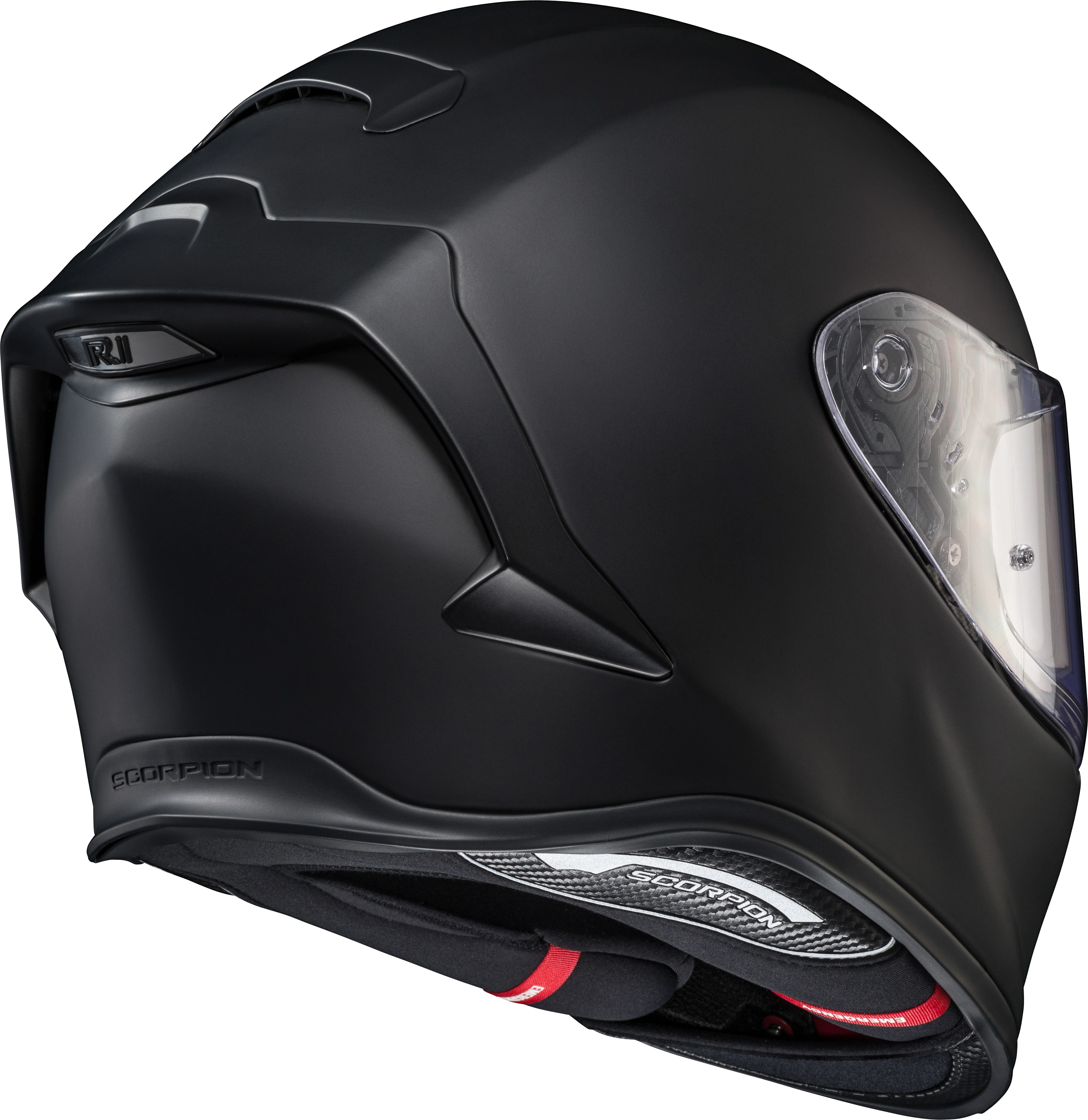 Scorpion - Exo R1 Air Full Face Helmet Matte Black Xs - Image 3