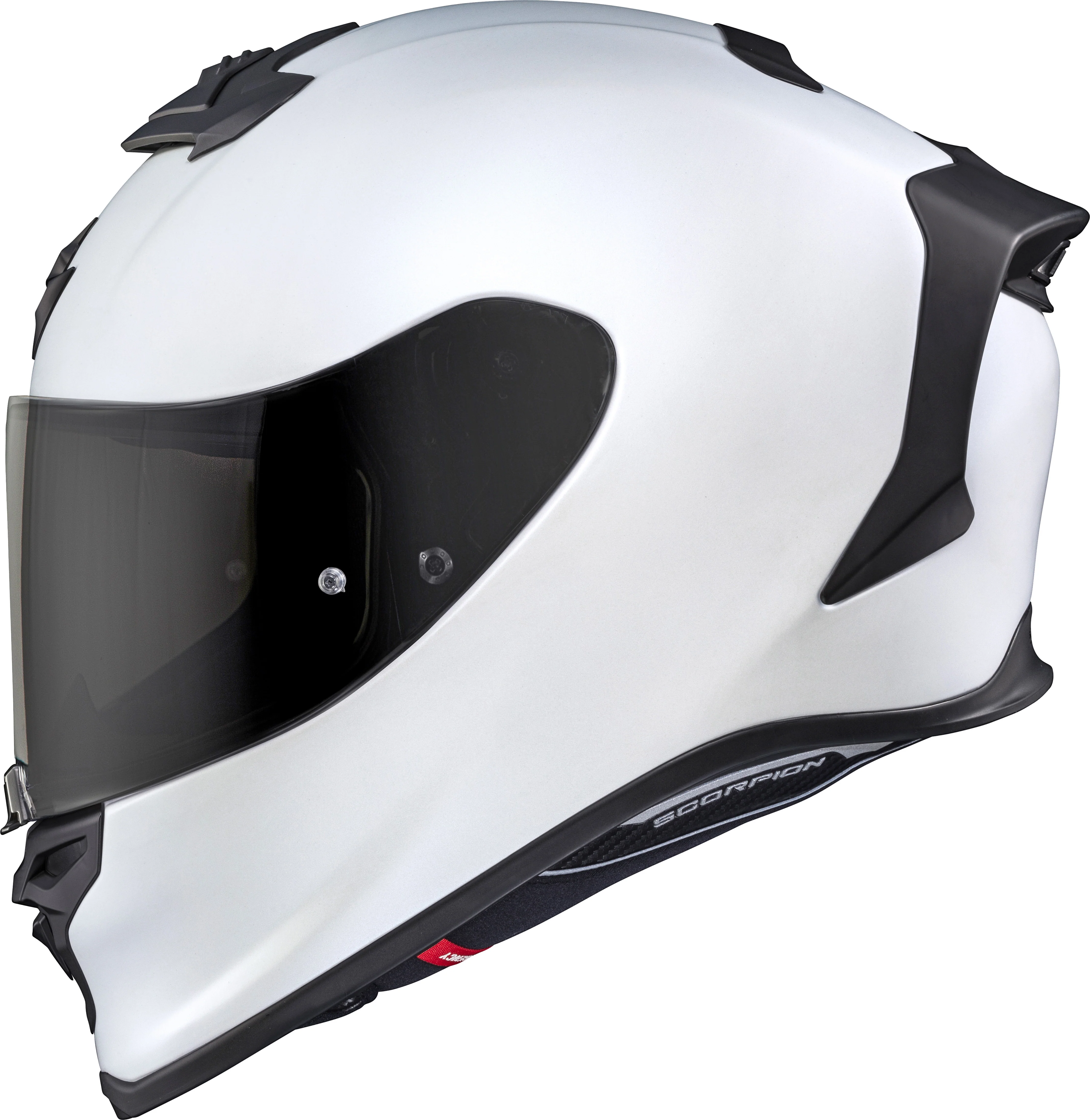 Scorpion - Exo R1 Air Full Face Helmet Matte Pearl White 2x - Image 2
