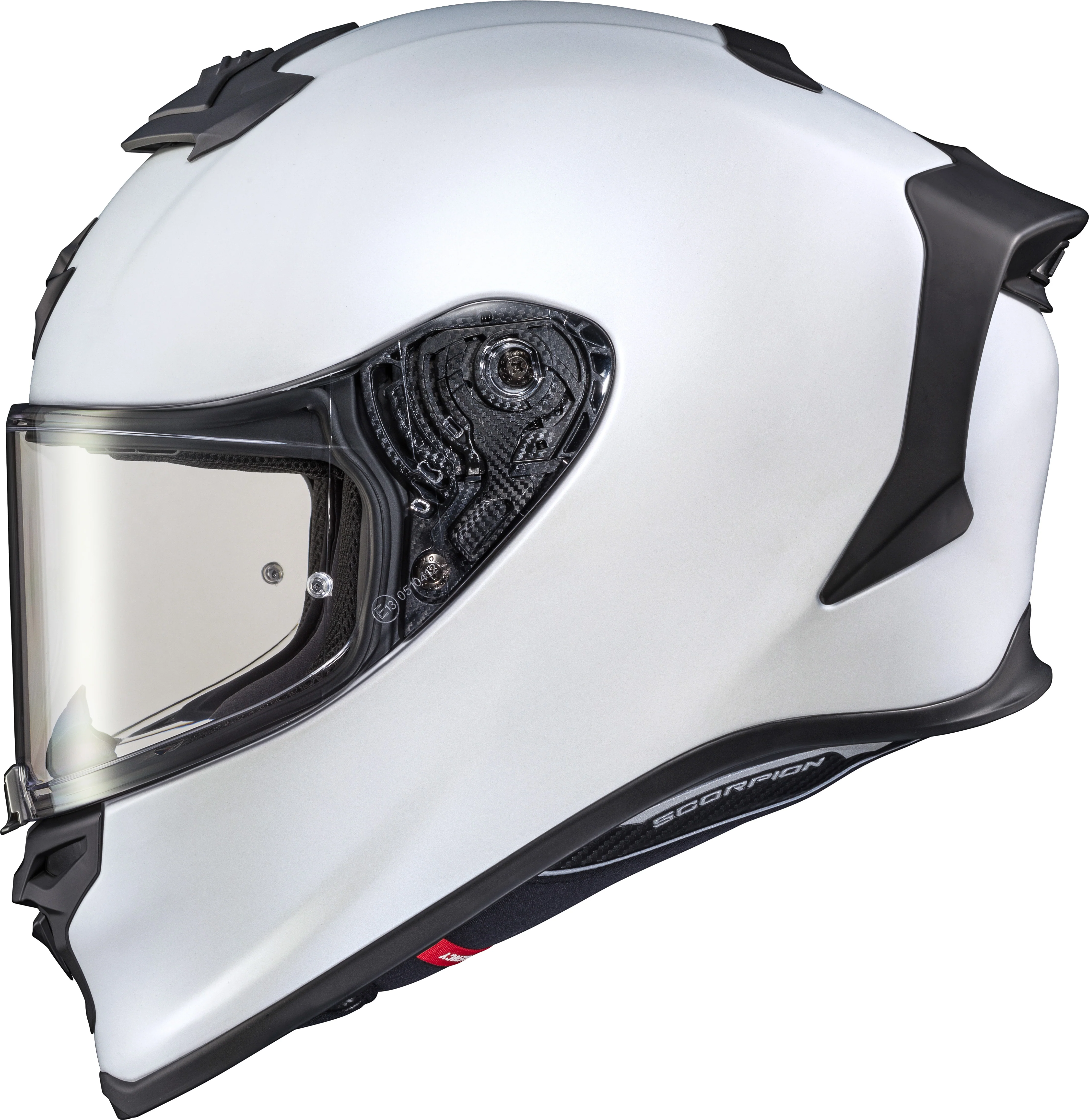 Scorpion - Exo R1 Air Full Face Helmet Matte Pearl White Md