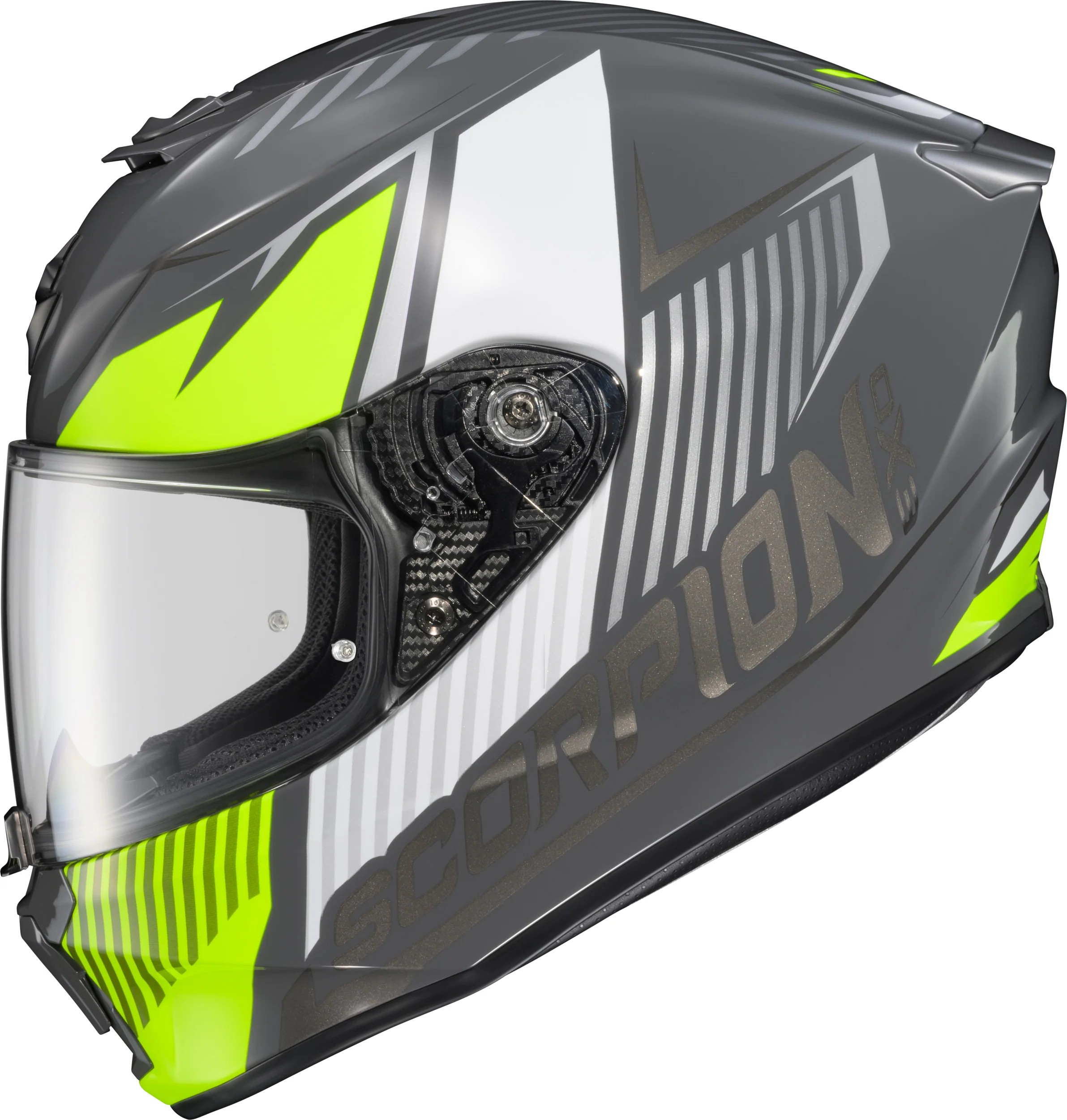 Scorpion - Exo R330 Full Face Helmet Hawker Hi Viz Xl