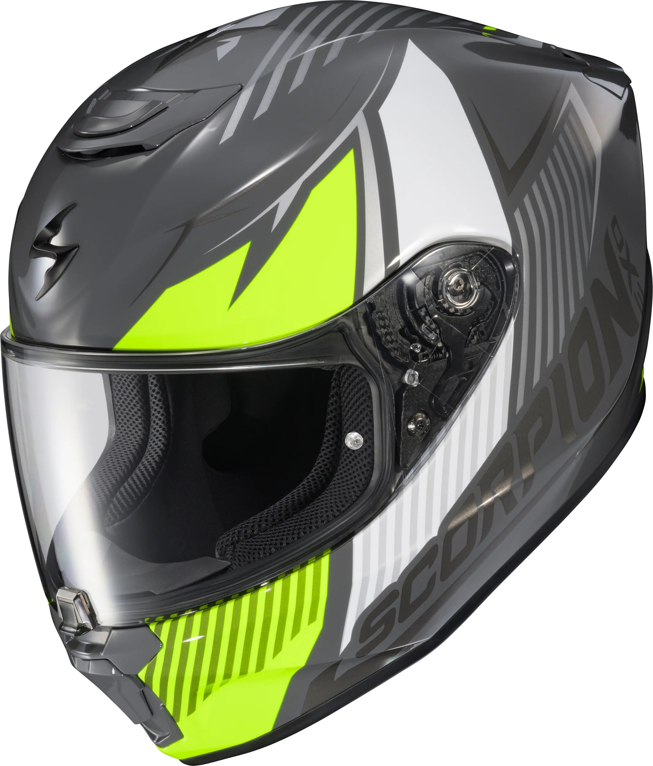 Scorpion - Exo R330 Full Face Helmet Hawker Hi Viz Xl - Image 2