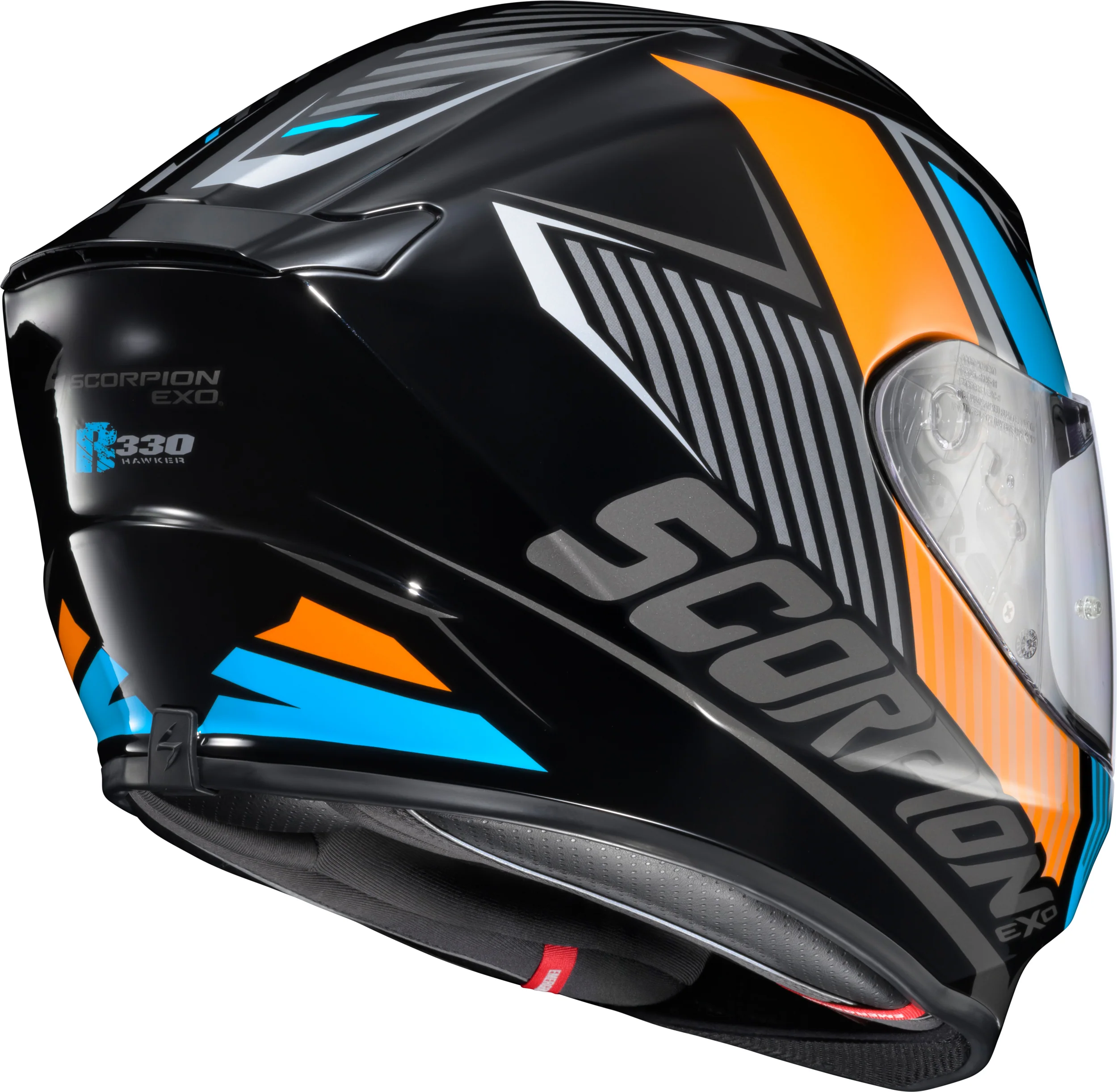 Scorpion - Exo R330 Full Face Helmet Hawker Light Blue Lg - Image 5
