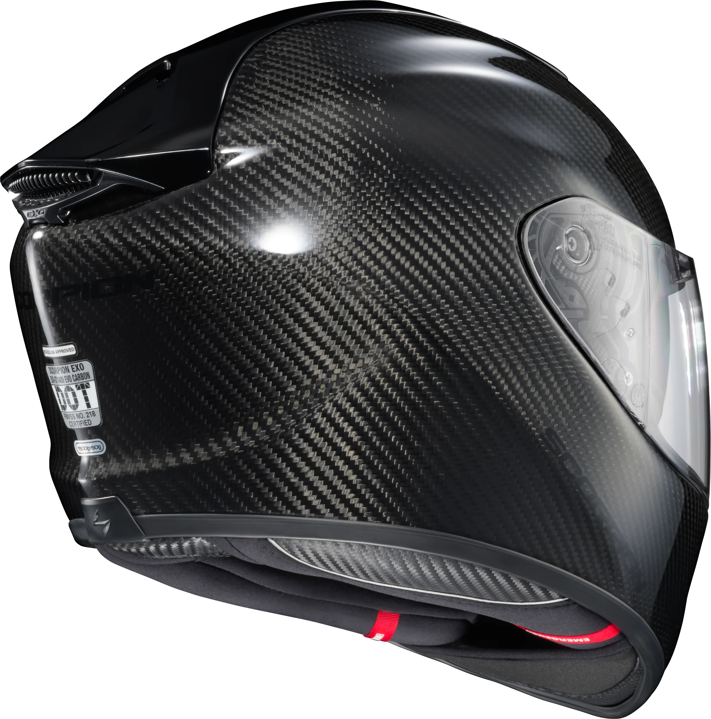 Scorpion - Exo St1400 Evo Carbon Helmet Black Lg - Image 3