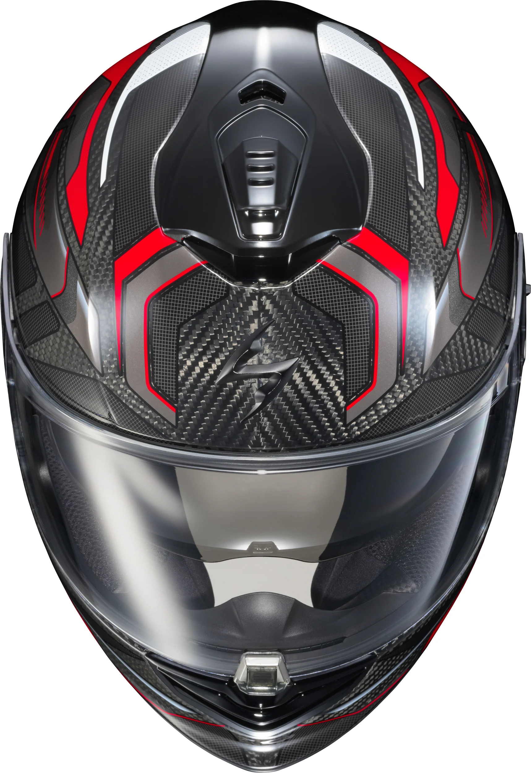 Scorpion - Exo St1400 Evo Carbon Helmet Hex Gloss Red 2x - Image 3