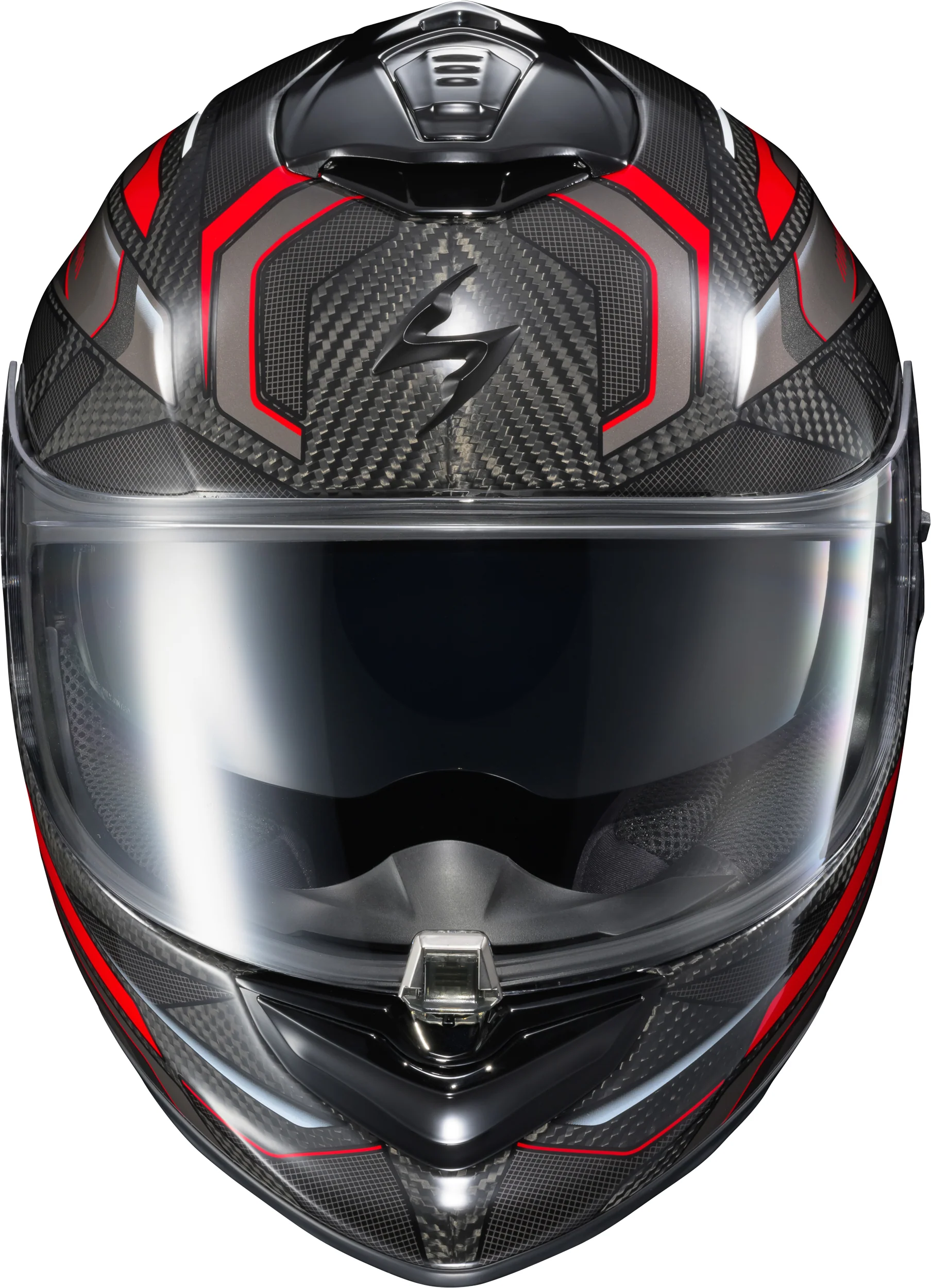 Scorpion - Exo St1400 Evo Carbon Helmet Hex Gloss Red 2x - Image 4