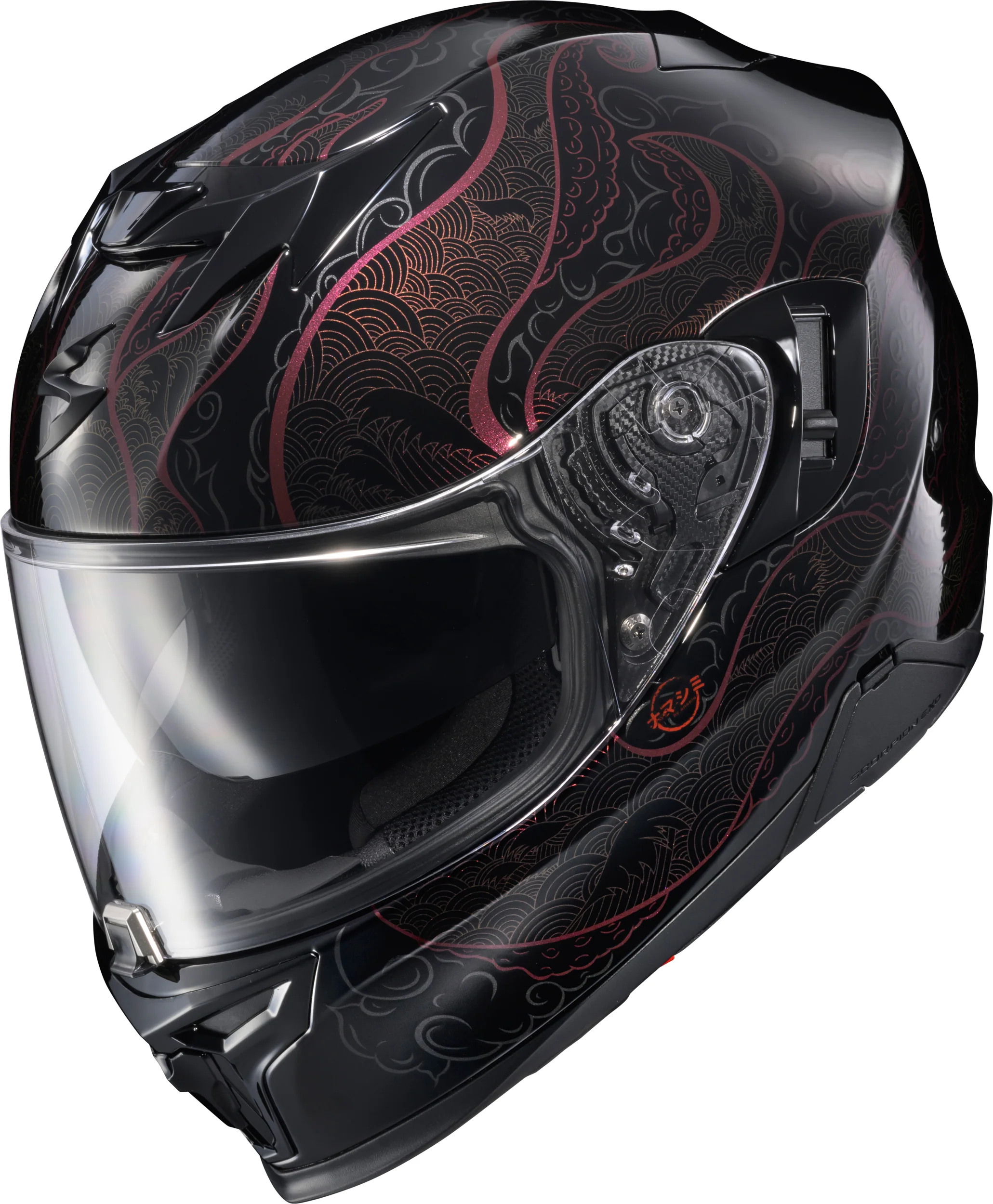 Exo T520 Helmet Nama Shimi Black/Chameleon Xl