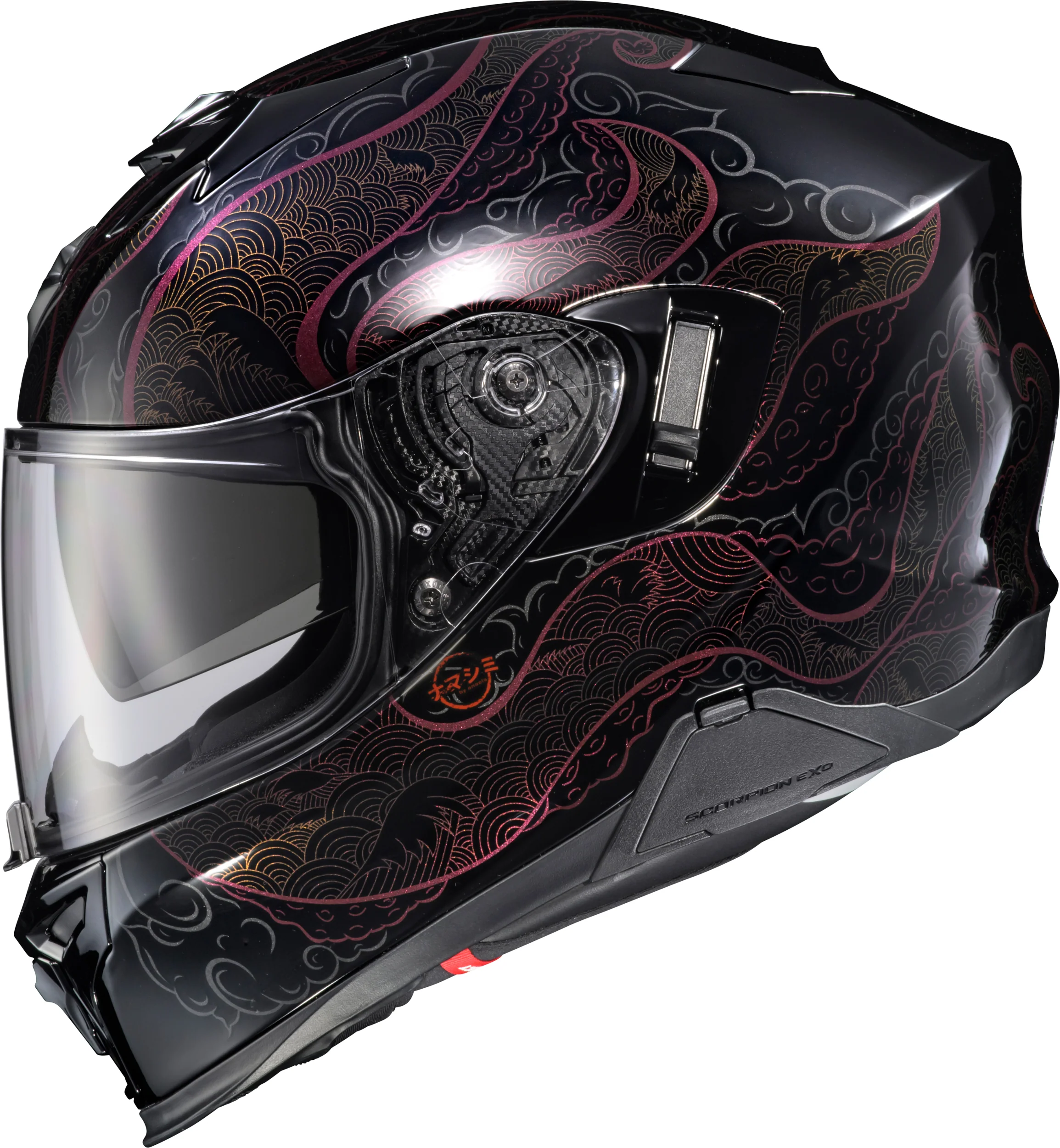 Exo T520 Helmet Nama Shimi Black/Chameleon Xl - Image 2