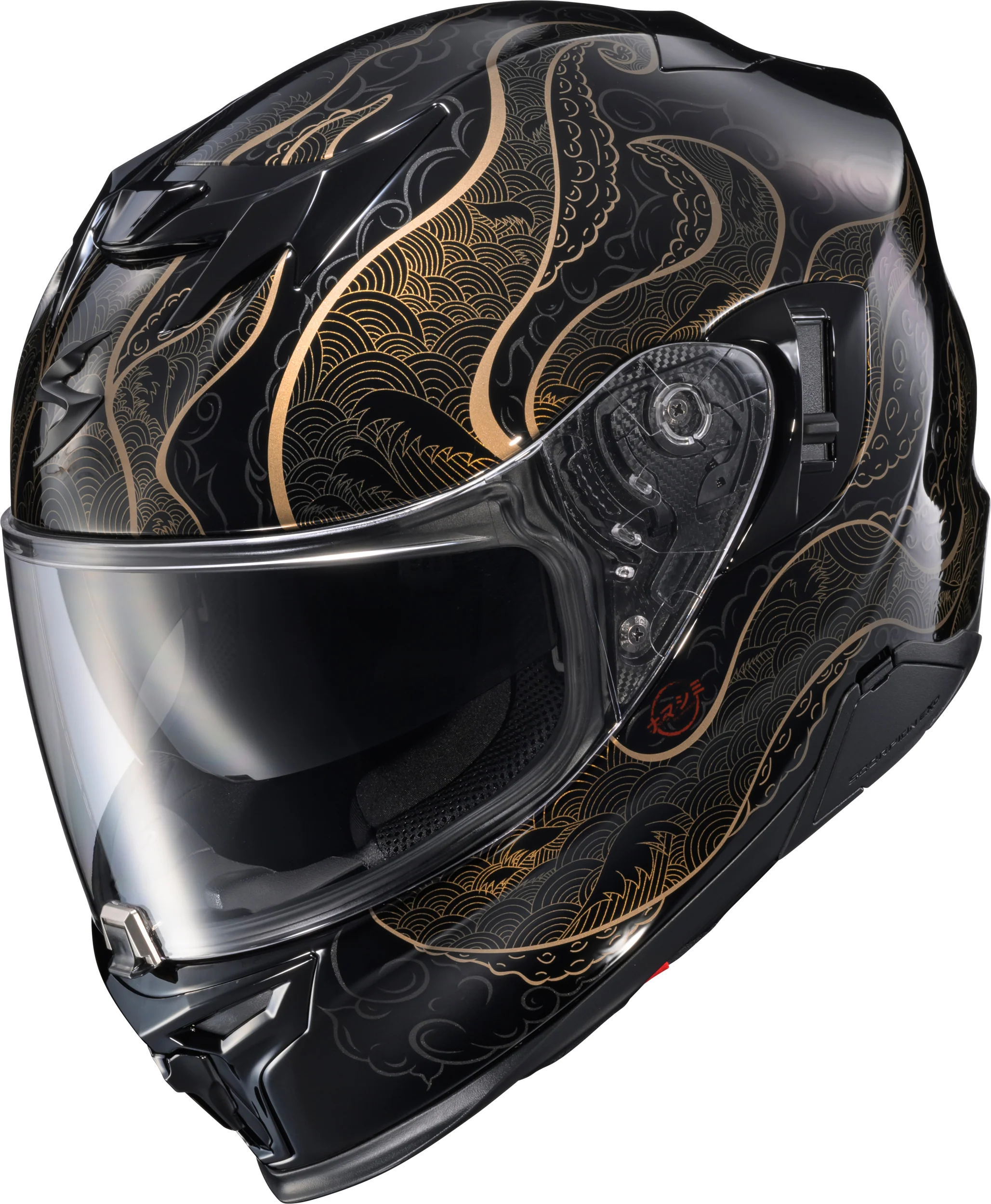 Exo T520 Helmet Nama Shimi Black/Gold Md