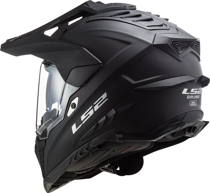 LS2 - Explorer XT Solid Adventure Motorcycle Helmet - Image 13