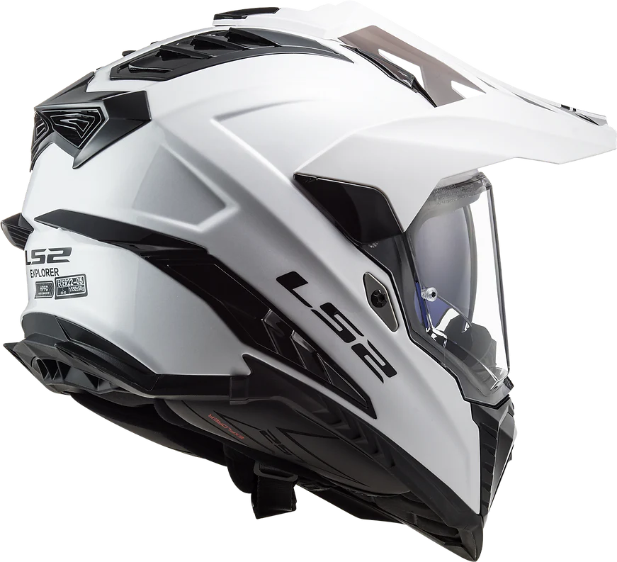 LS2 - Explorer XT Solid Adventure Motorcycle Helmet - Image 21