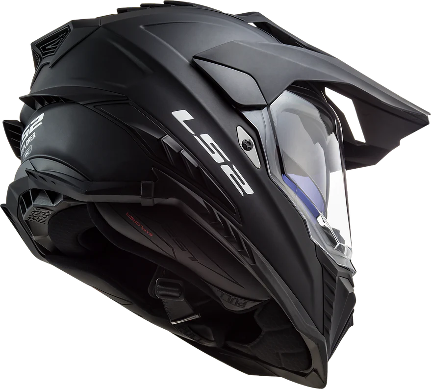 LS2 - Explorer XT Solid Adventure Motorcycle Helmet - Image 9