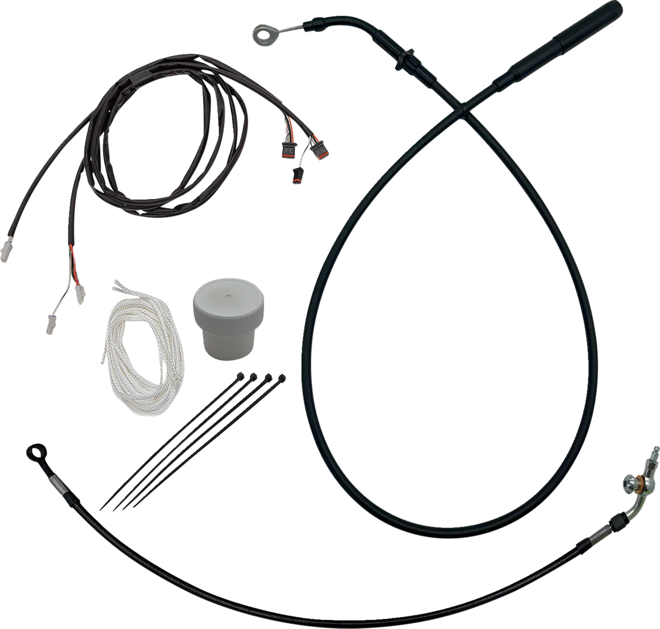 FAT BAGGERS INC. EZ Install Kit - +6" - '21-'23 FLTR - Black 119916-B