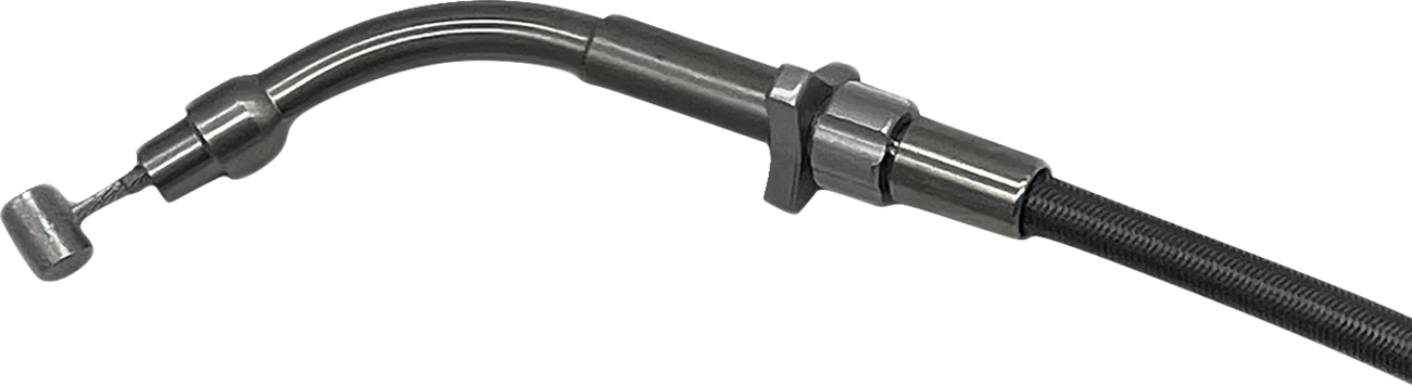 FAT BAGGERS INC. EZ Install Upper Clutch Cable - FLHX/FLTR,SE - +2" - Braided 108002 - Image 3