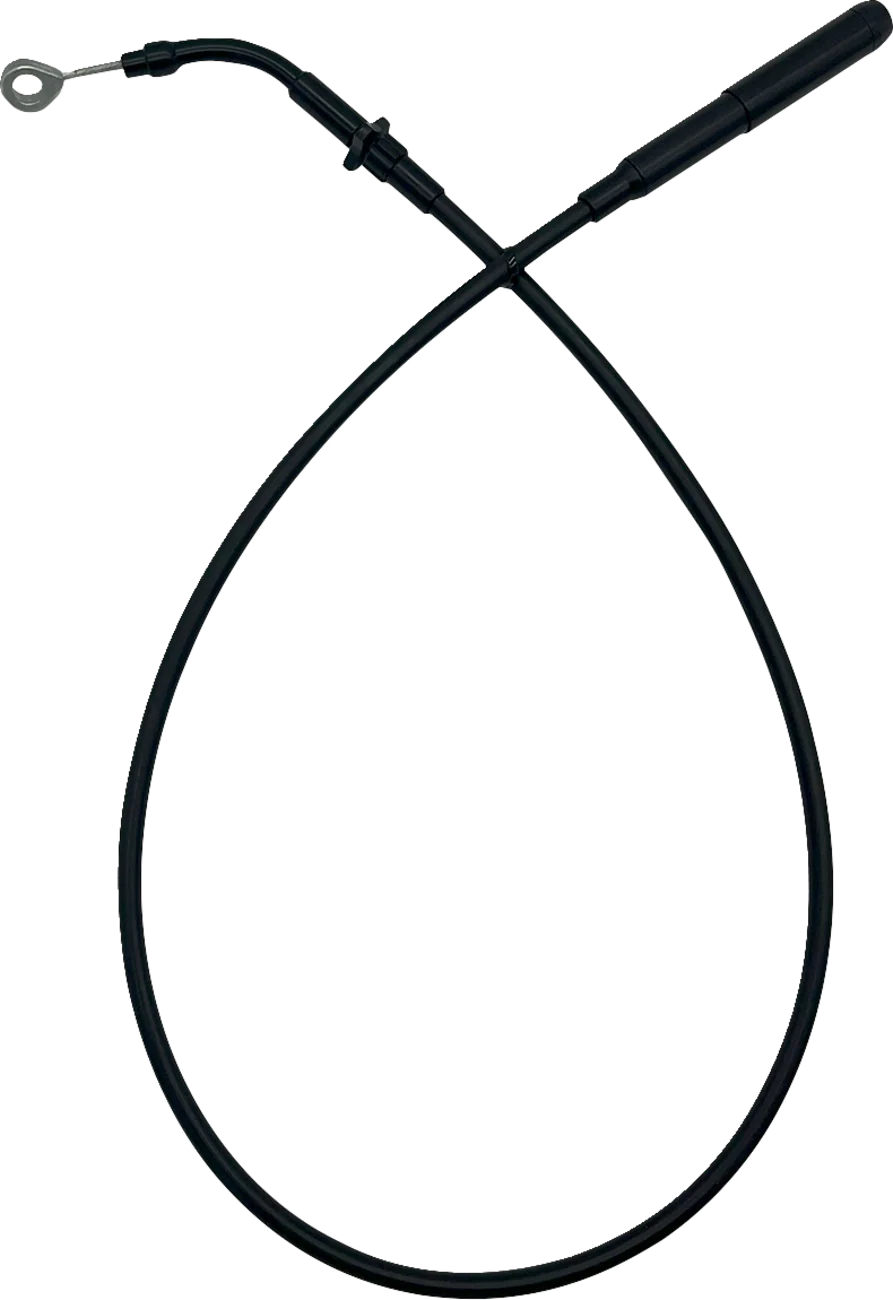 FAT BAGGERS INC. EZ Install Upper Clutch Cable - FLTR/FLHX '21-'23 - +2" - Black 118002-B