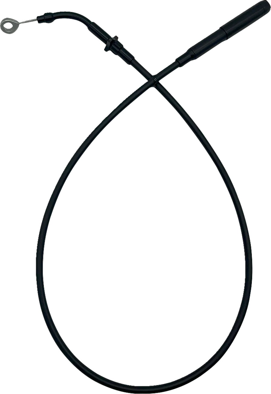 FAT BAGGERS INC. EZ Install Upper Clutch Cable - FLTR/FLHX '21-'23 - +8" - Black 118008-B