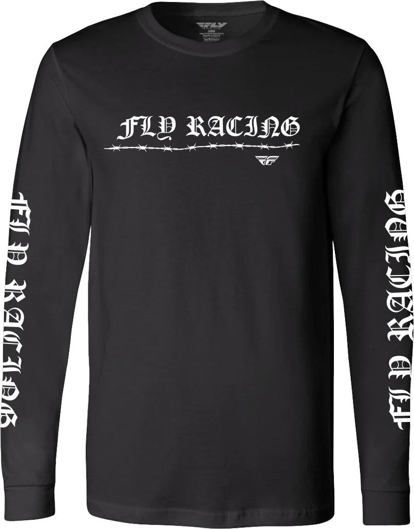 Fly Barbed Wire L/S Black 2x