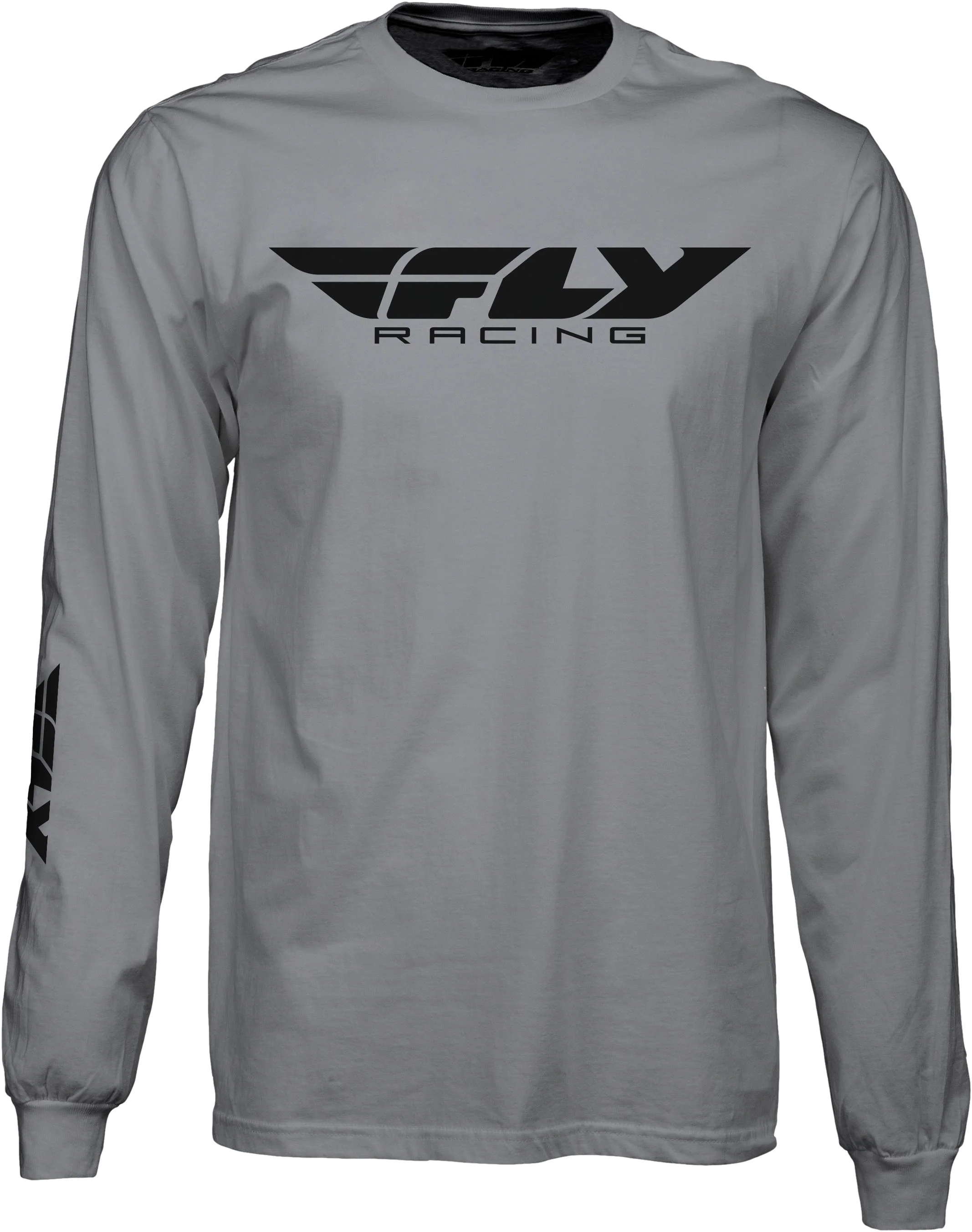 Fly Corporate L/S Tee Grey Sm