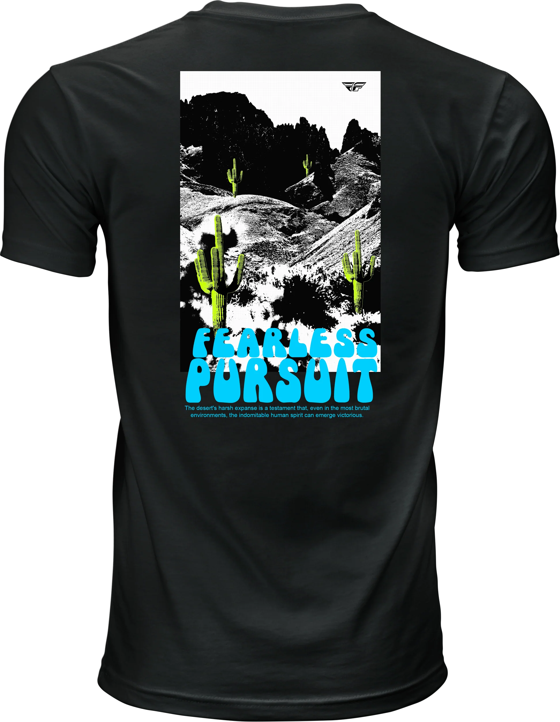 Fly Desert Tee Black 2x - Image 2