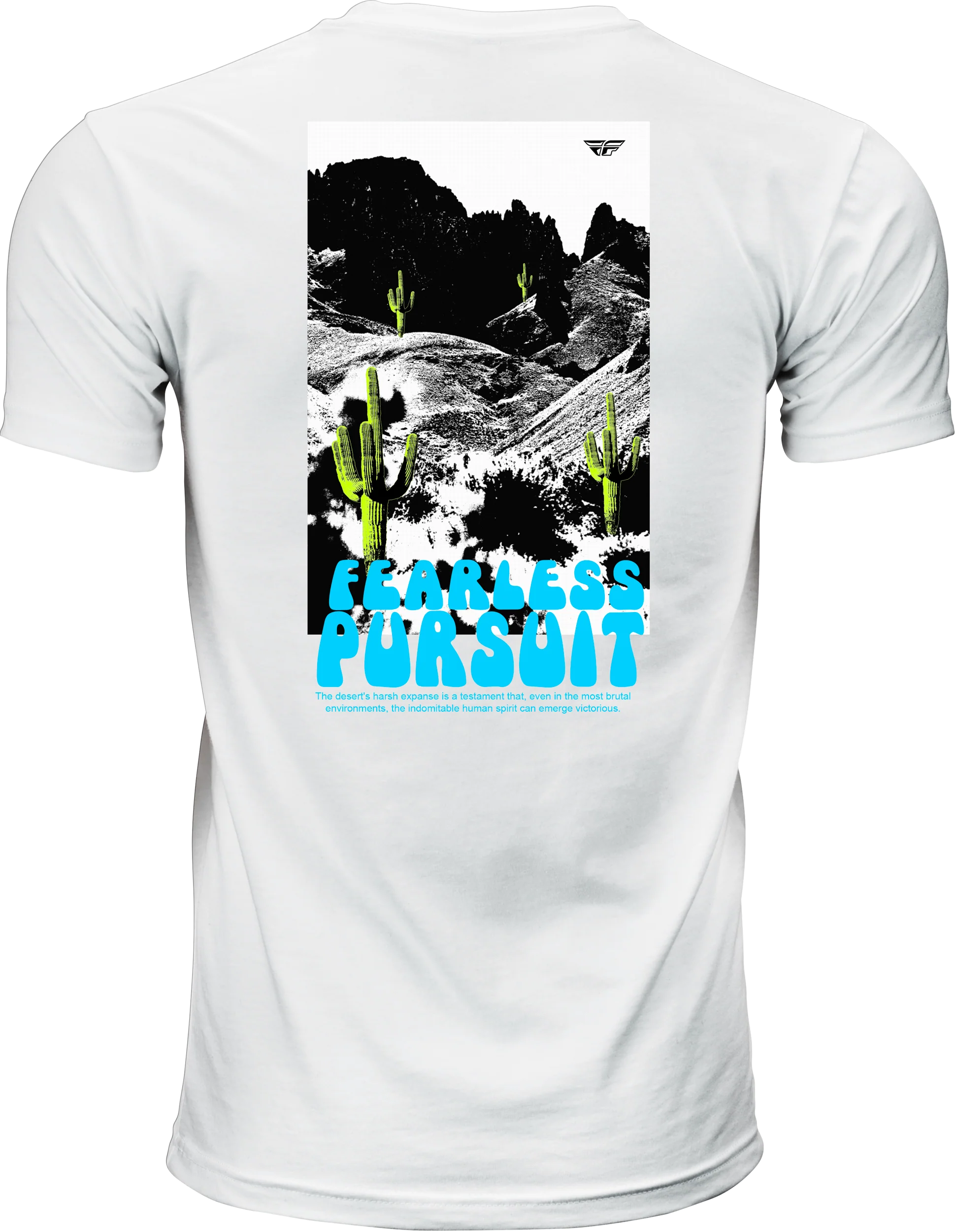 Fly Desert Tee White Lg - Image 2
