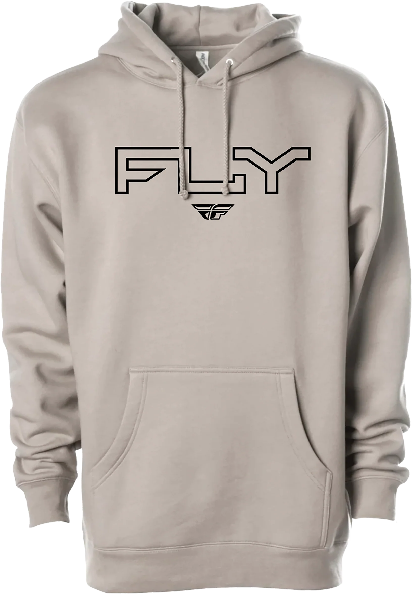 Fly Edge Hoodie Cement Sm